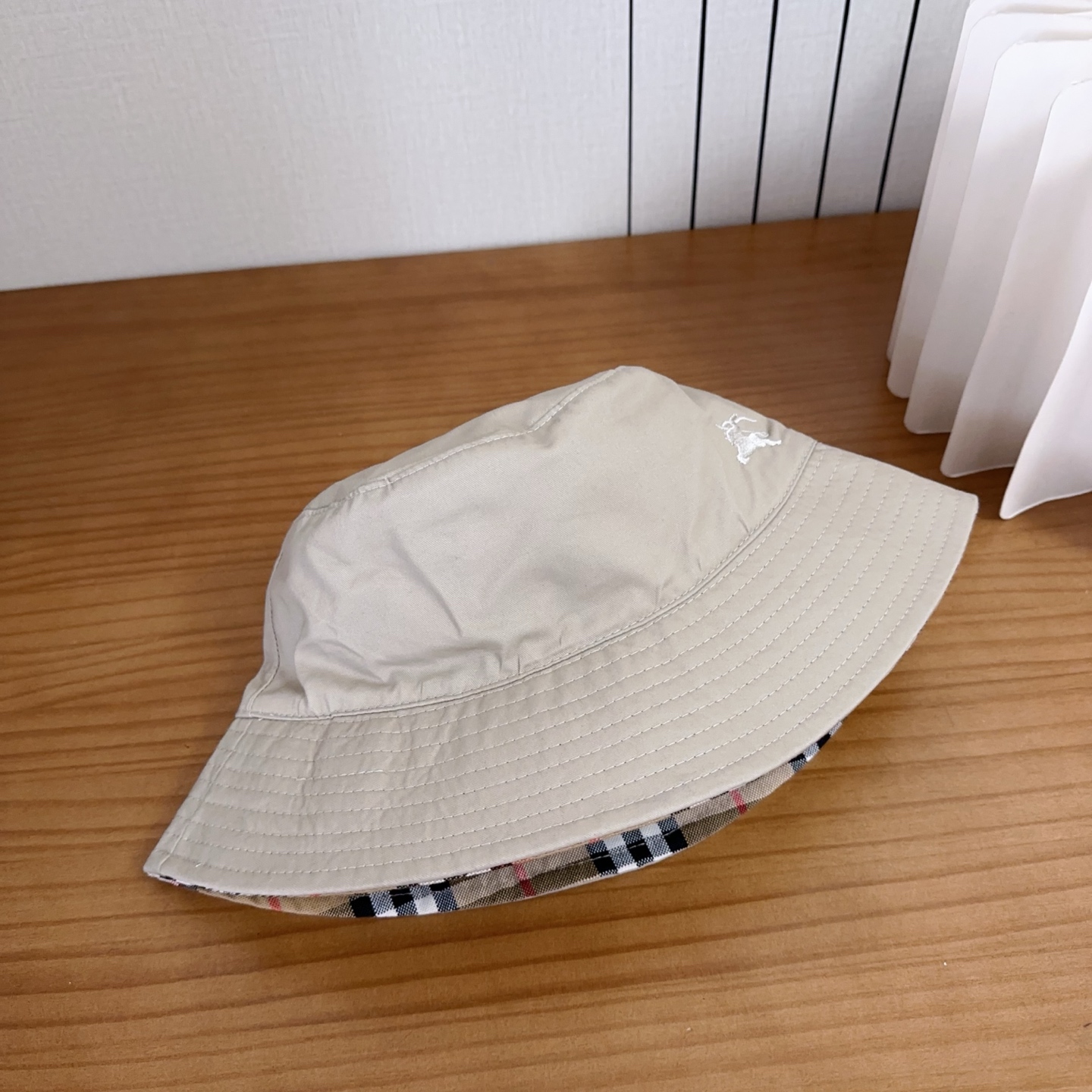 巴宝莉BURBERRY】🌸官网同步上线🎊 韩版新款英伦风定制款1:1原单品质 男女通用渔夫帽 高版品质质