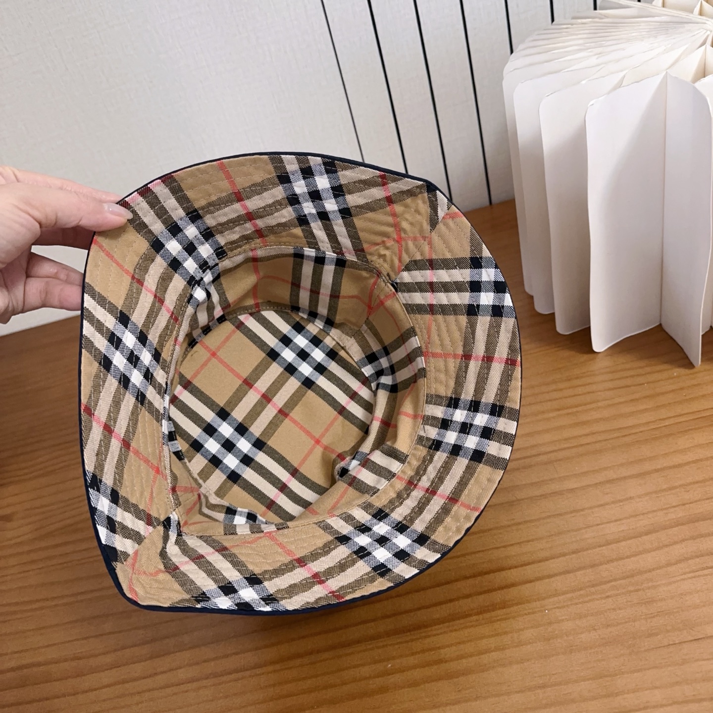 巴宝莉BURBERRY】🌸官网同步上线🎊 韩版新款英伦风定制款1:1原单品质 男女通用渔夫帽 高版品质质