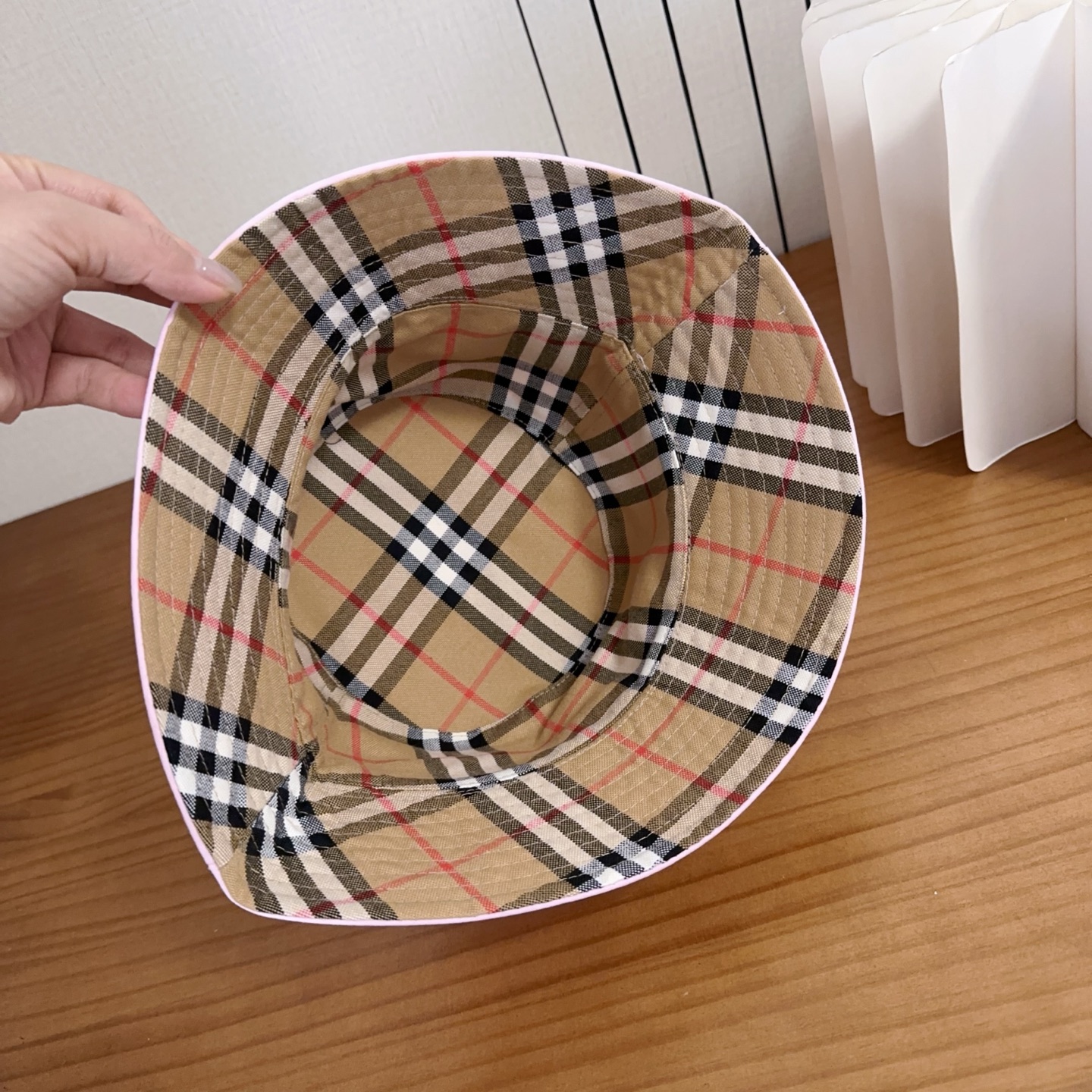 巴宝莉BURBERRY】🌸官网同步上线🎊 韩版新款英伦风定制款1:1原单品质 男女通用渔夫帽 高版品质质