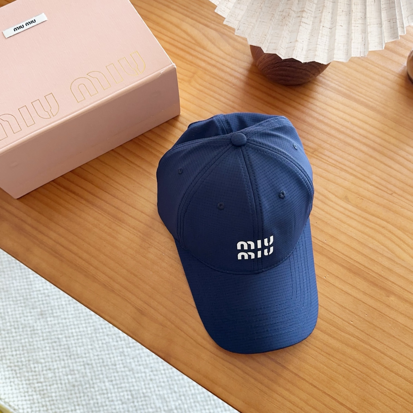 miumiu 缪缪 新款高版本速干面料棒球帽，大牌同步，超好搭配，出货！