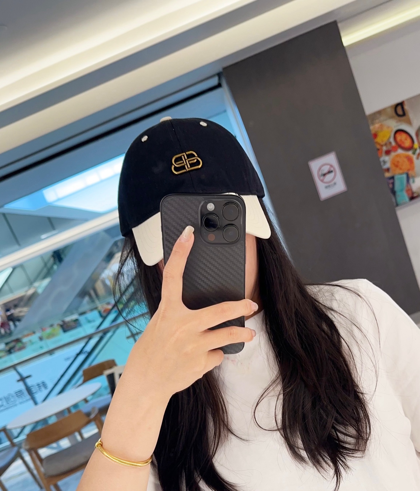 Balencia*a 巴黎世家刺绣字母新款棒球帽现货秒发🧢简约时尚超级无敌好看的帽子！情侣款！