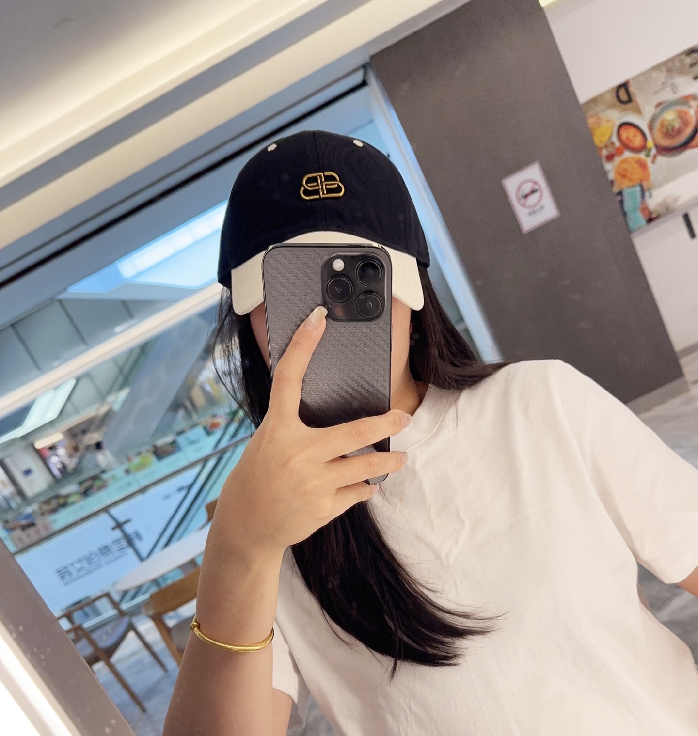 Balencia*a 巴黎世家刺绣字母新款棒球帽现货秒发🧢简约时尚超级无敌好看的帽子！情侣款！