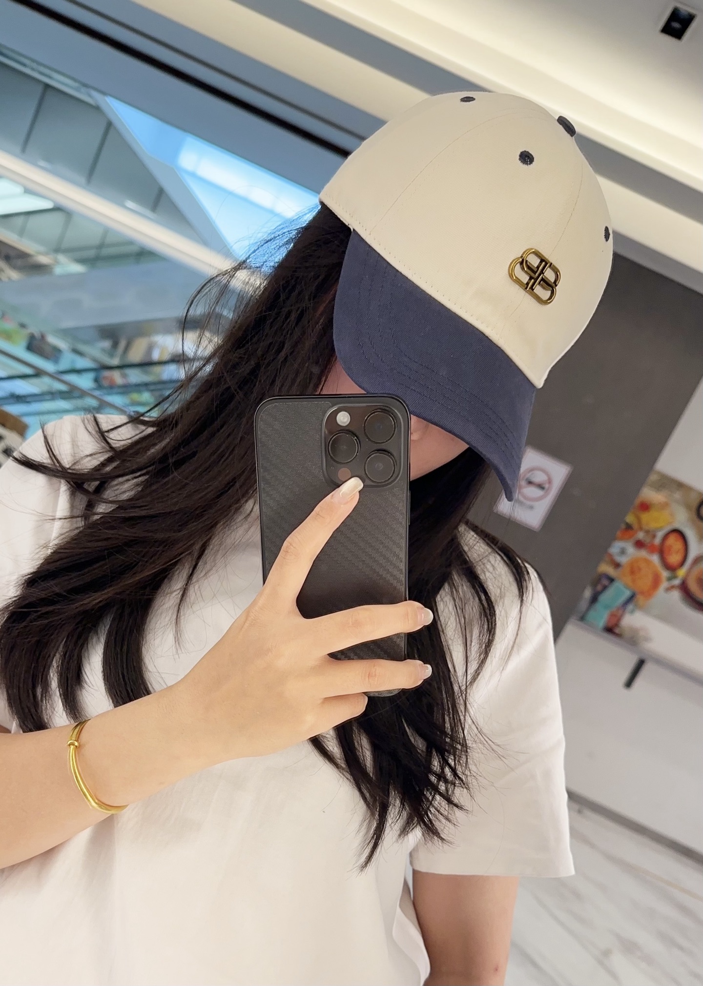 Balencia*a 巴黎世家刺绣字母新款棒球帽现货秒发🧢简约时尚超级无敌好看的帽子！情侣款！