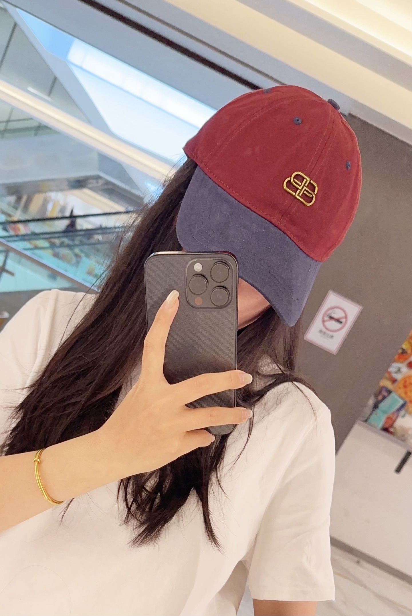Balencia*a 巴黎世家刺绣字母新款棒球帽现货秒发🧢简约时尚超级无敌好看的帽子！情侣款！