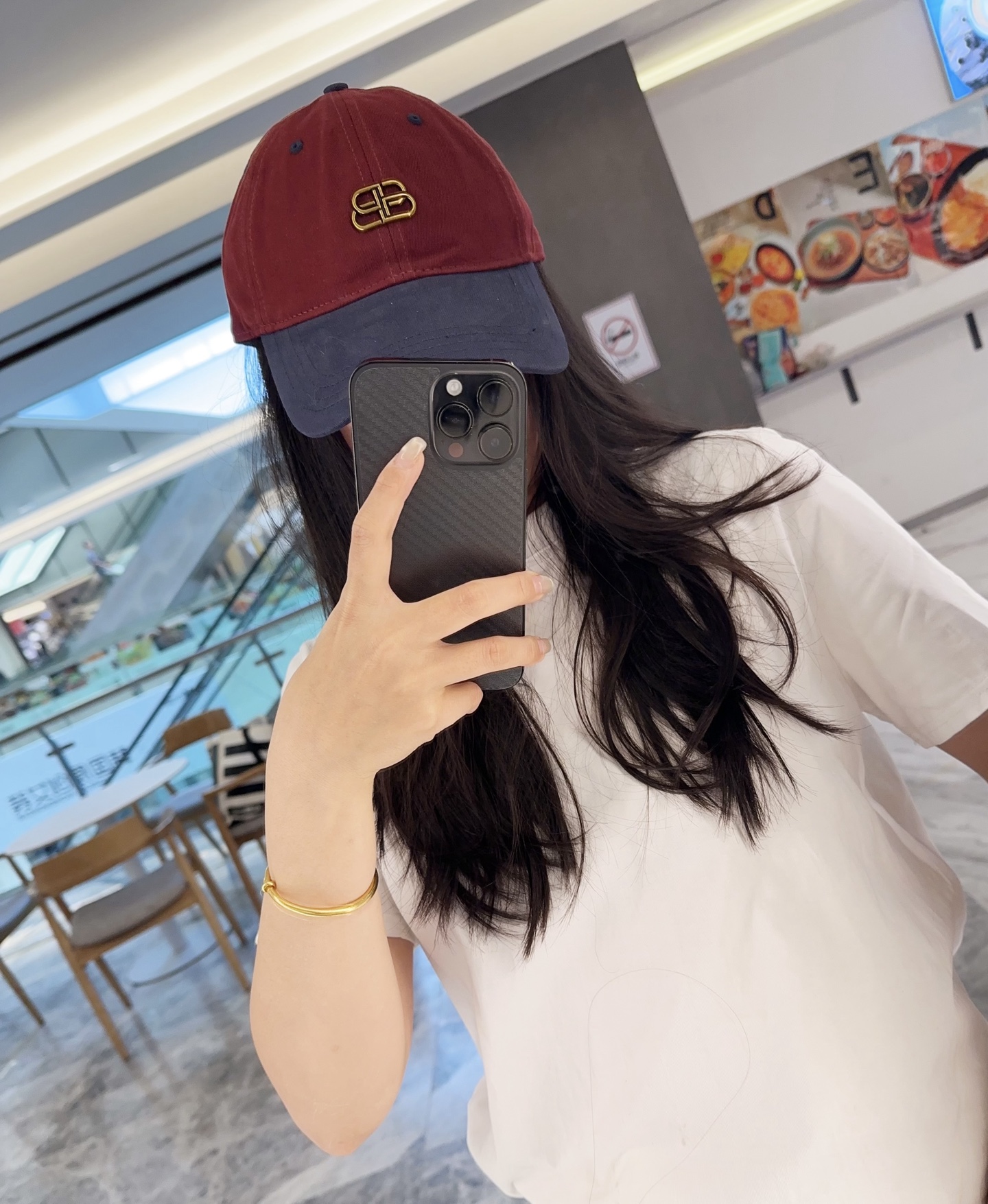 Balencia*a 巴黎世家刺绣字母新款棒球帽现货秒发🧢简约时尚超级无敌好看的帽子！情侣款！