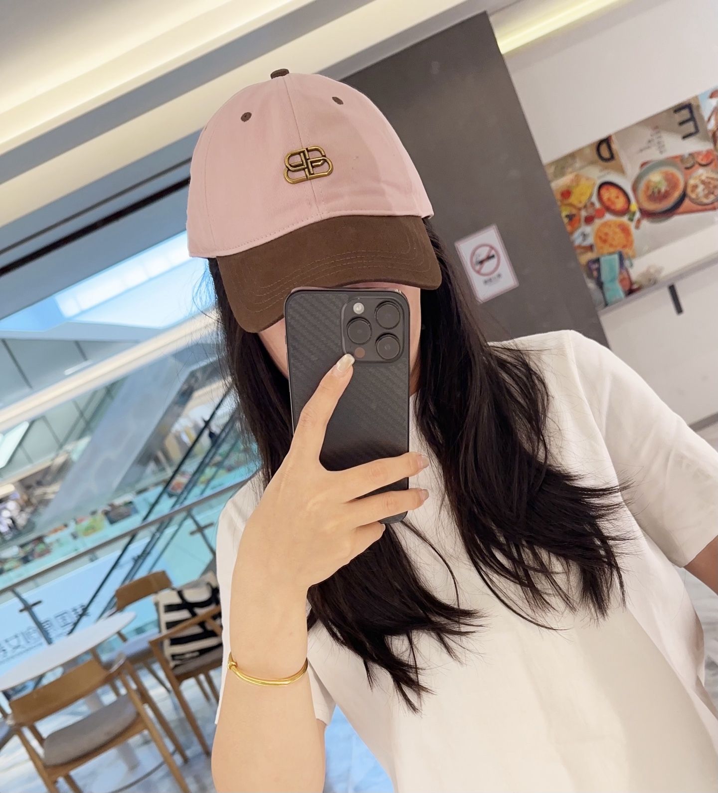 Balencia*a 巴黎世家刺绣字母新款棒球帽现货秒发🧢简约时尚超级无敌好看的帽子！情侣款！