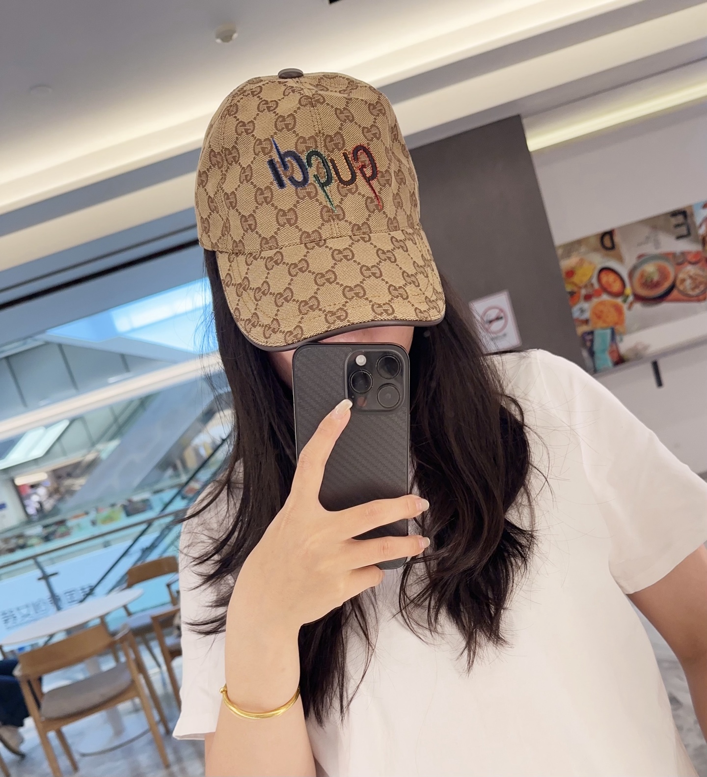 Gucci 官网高版出货，新款棒球帽1:1出版，非常经典的经典，流行的复古美，出门必备，经典永不过时