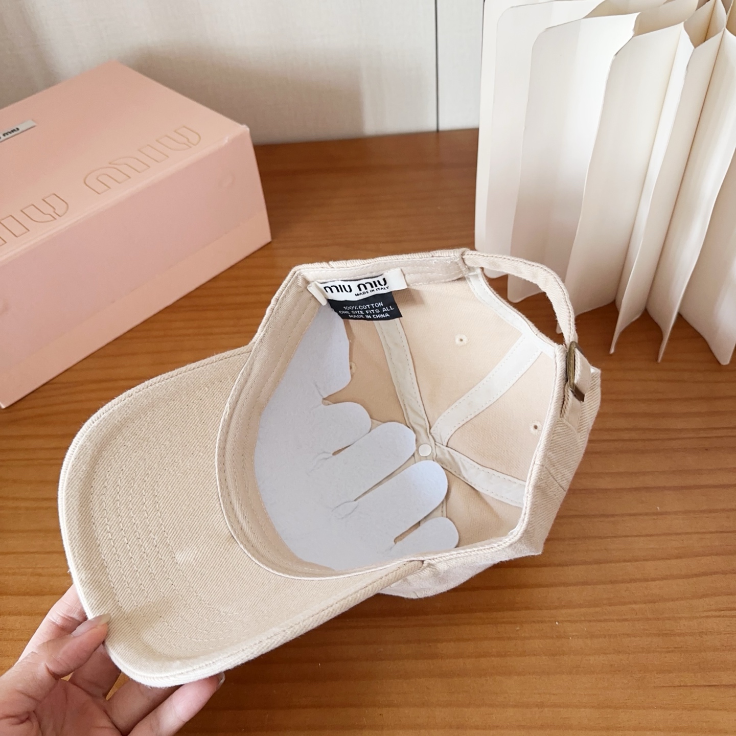 miumiu 缪缪 新款棒球帽，大牌同步，超好搭配，出货！