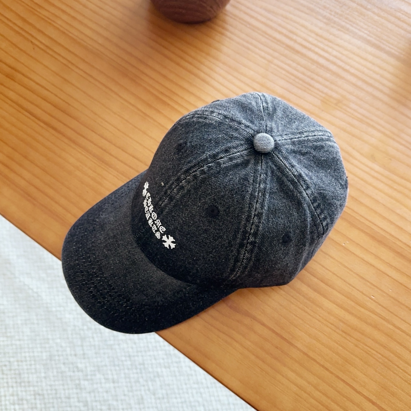 Chrome Hearts 克罗心💓早春韩版时尚复古拼色牛仔棒球帽🧢鸭舌帽