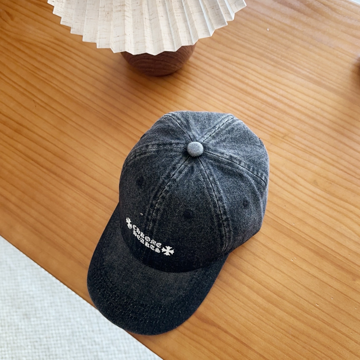 Chrome Hearts 克罗心💓早春韩版时尚复古拼色牛仔棒球帽🧢鸭舌帽