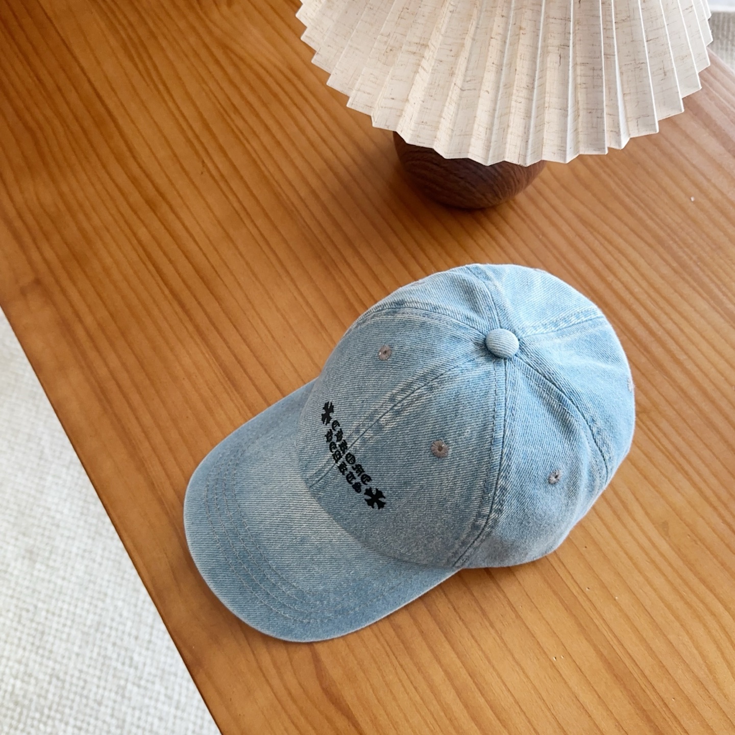 Chrome Hearts 克罗心💓早春韩版时尚复古拼色牛仔棒球帽🧢鸭舌帽