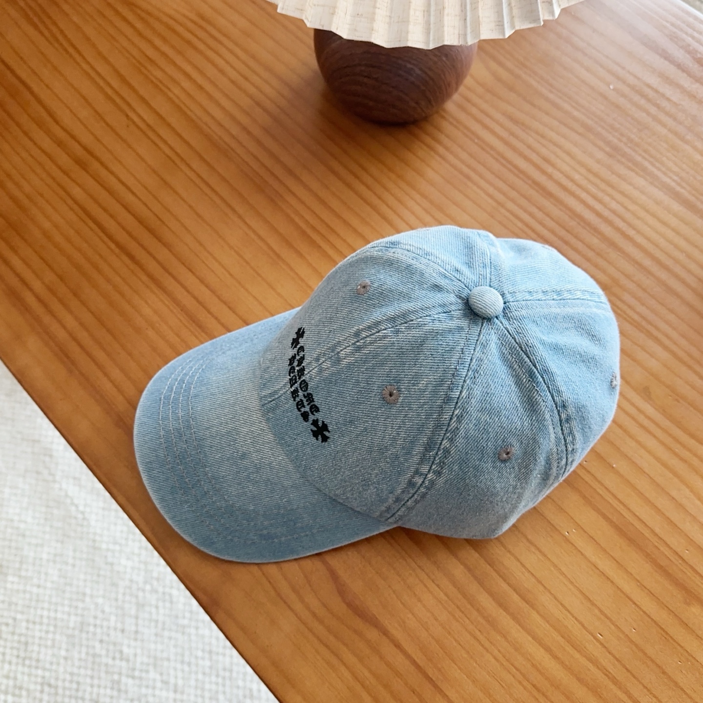 Chrome Hearts 克罗心💓早春韩版时尚复古拼色牛仔棒球帽🧢鸭舌帽