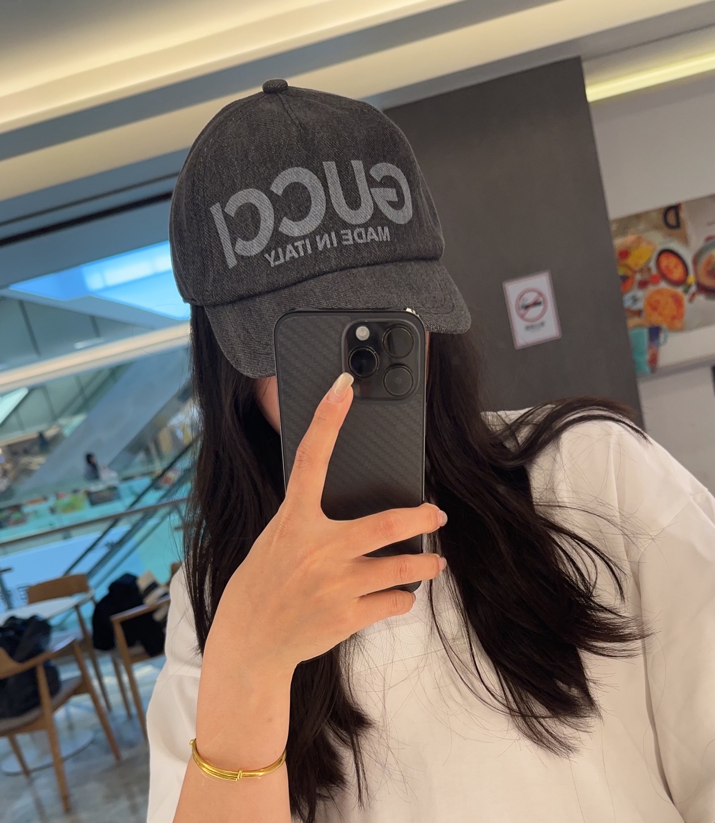 👒古奇GUCCI 👒专柜新款棒球帽，简单大方 男女通用遮阳帽