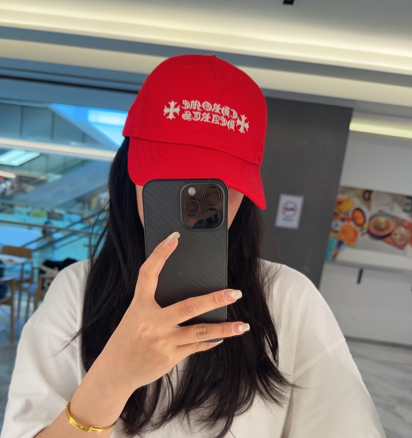 Chrome Hearts 克罗心💓早春韩版时尚复古拼色牛仔棒球帽🧢鸭舌帽