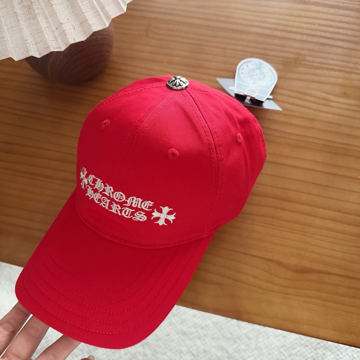 Chrome Hearts 克罗心💓早春韩版时尚复古拼色牛仔棒球帽🧢鸭舌帽