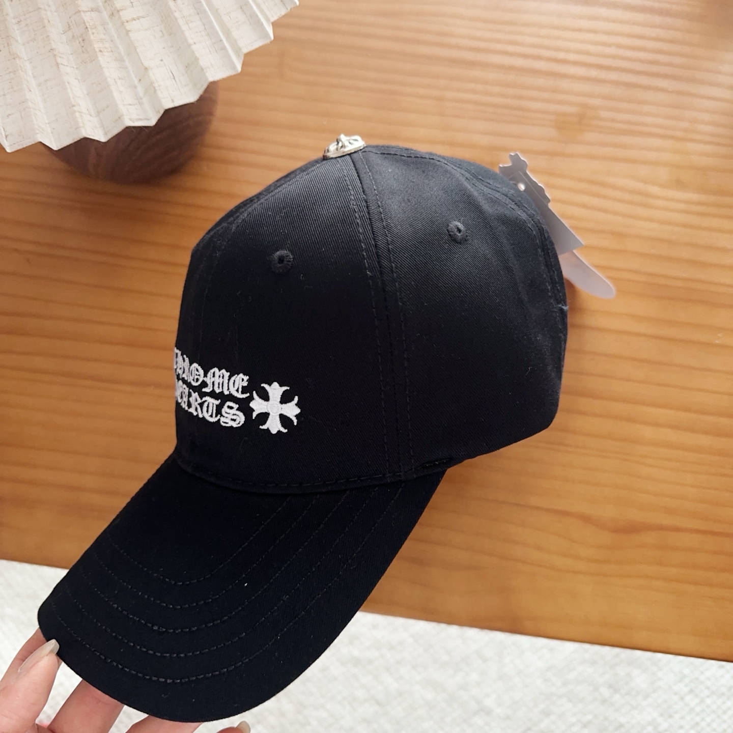 Chrome Hearts 克罗心💓早春韩版时尚复古拼色牛仔棒球帽🧢鸭舌帽
