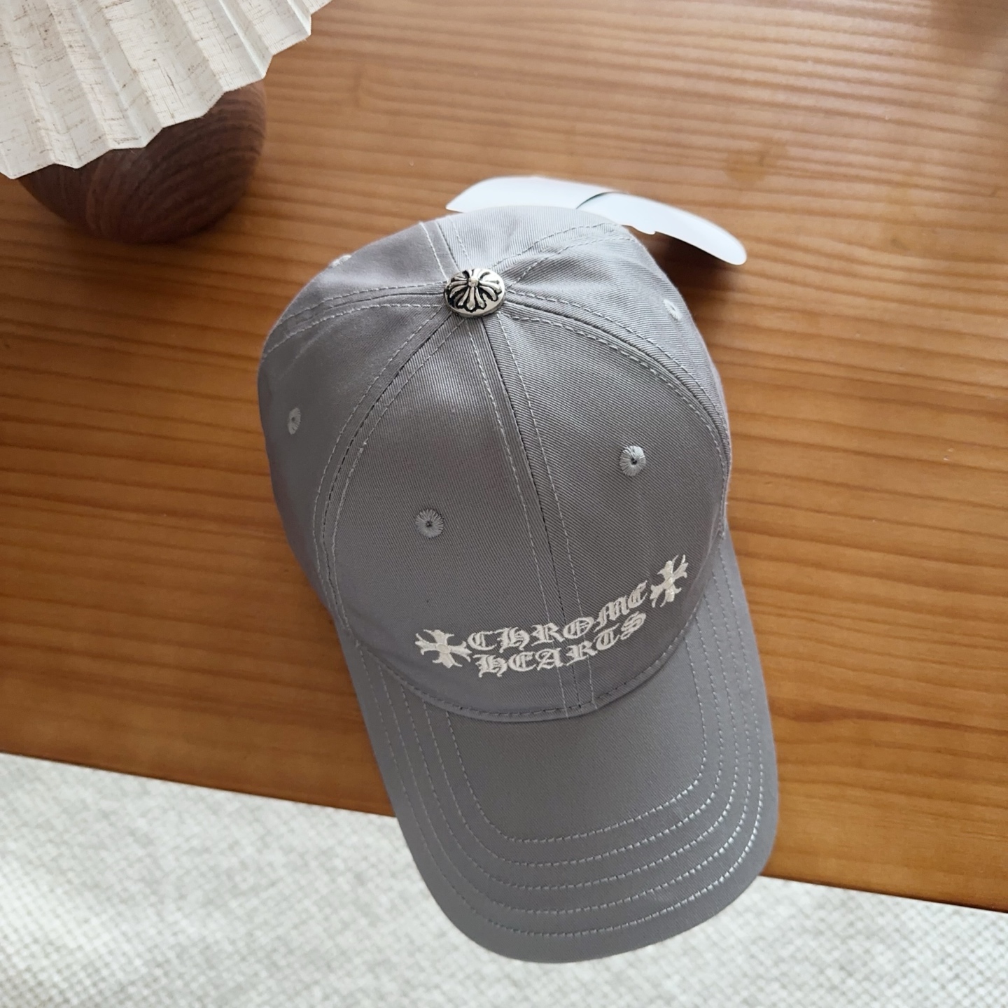 Chrome Hearts 克罗心💓早春韩版时尚复古拼色牛仔棒球帽🧢鸭舌帽