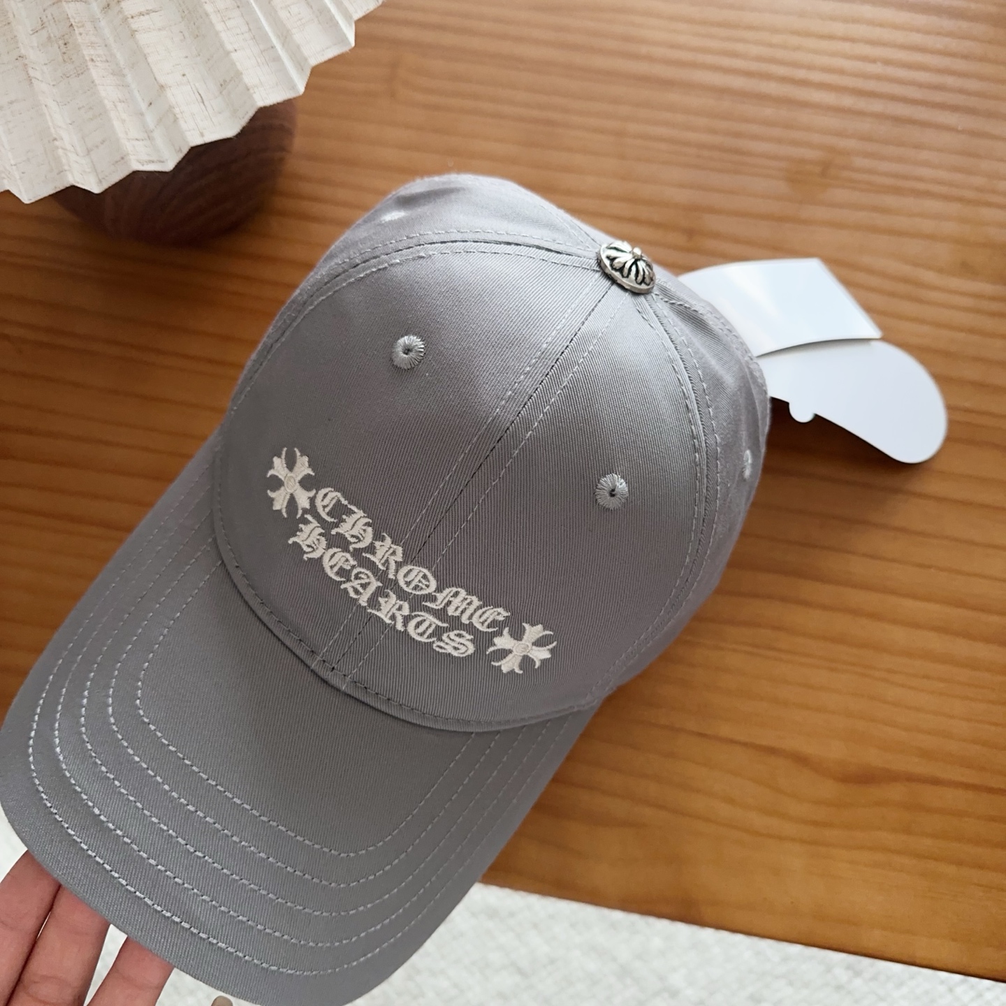 Chrome Hearts 克罗心💓早春韩版时尚复古拼色牛仔棒球帽🧢鸭舌帽