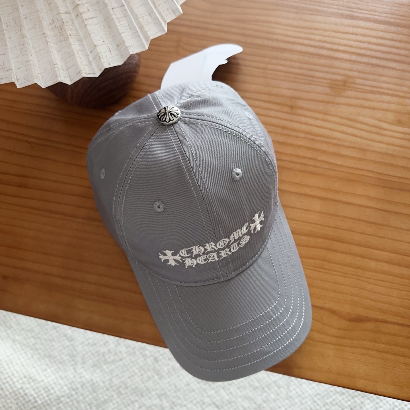 Chrome Hearts 克罗心💓早春韩版时尚复古拼色牛仔棒球帽🧢鸭舌帽