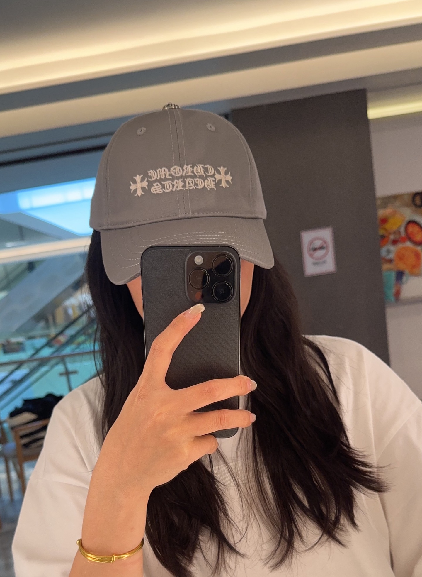 Chrome Hearts 克罗心💓早春韩版时尚复古拼色牛仔棒球帽🧢鸭舌帽