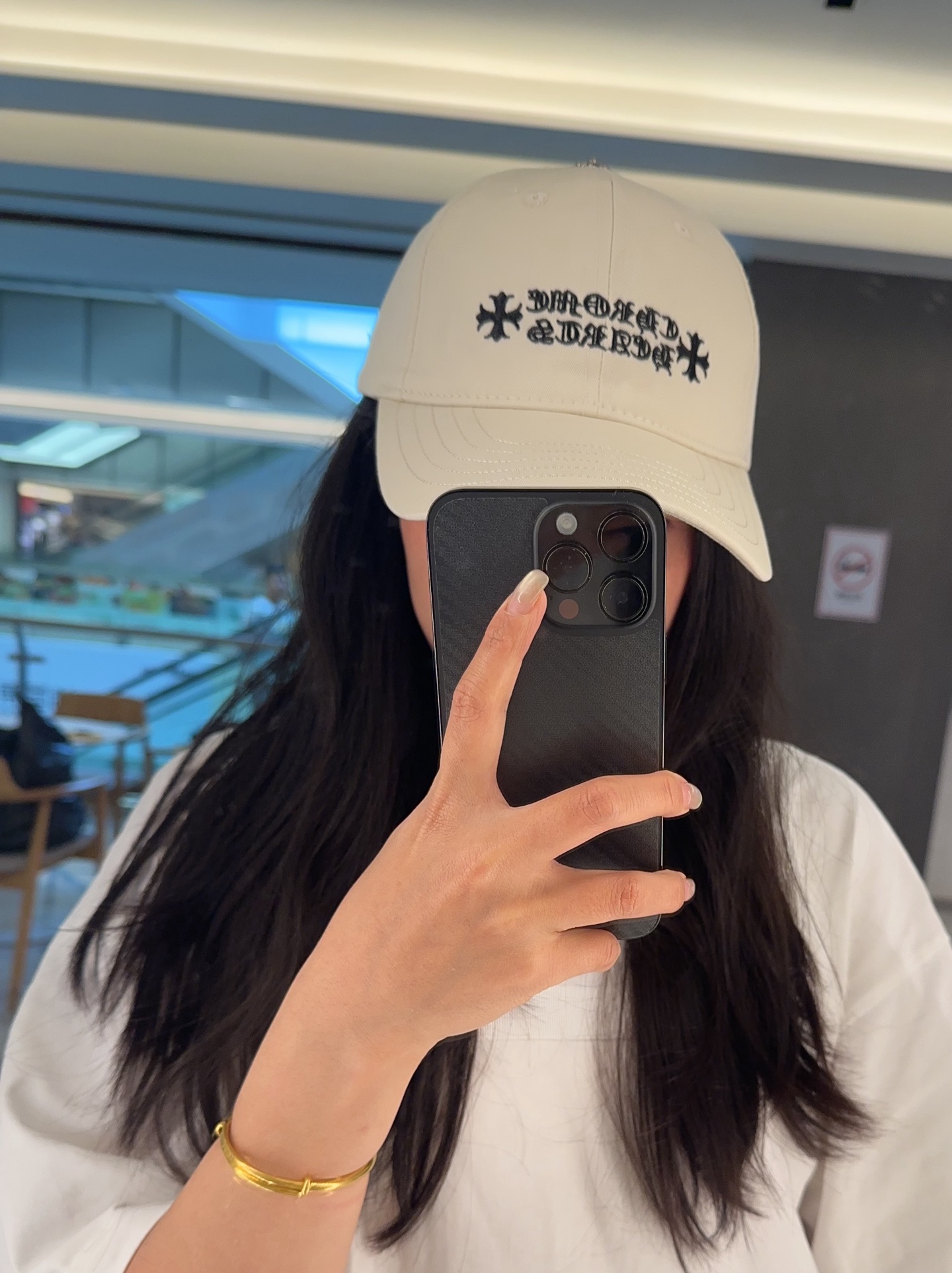 Chrome Hearts 克罗心💓早春韩版时尚复古拼色牛仔棒球帽🧢鸭舌帽