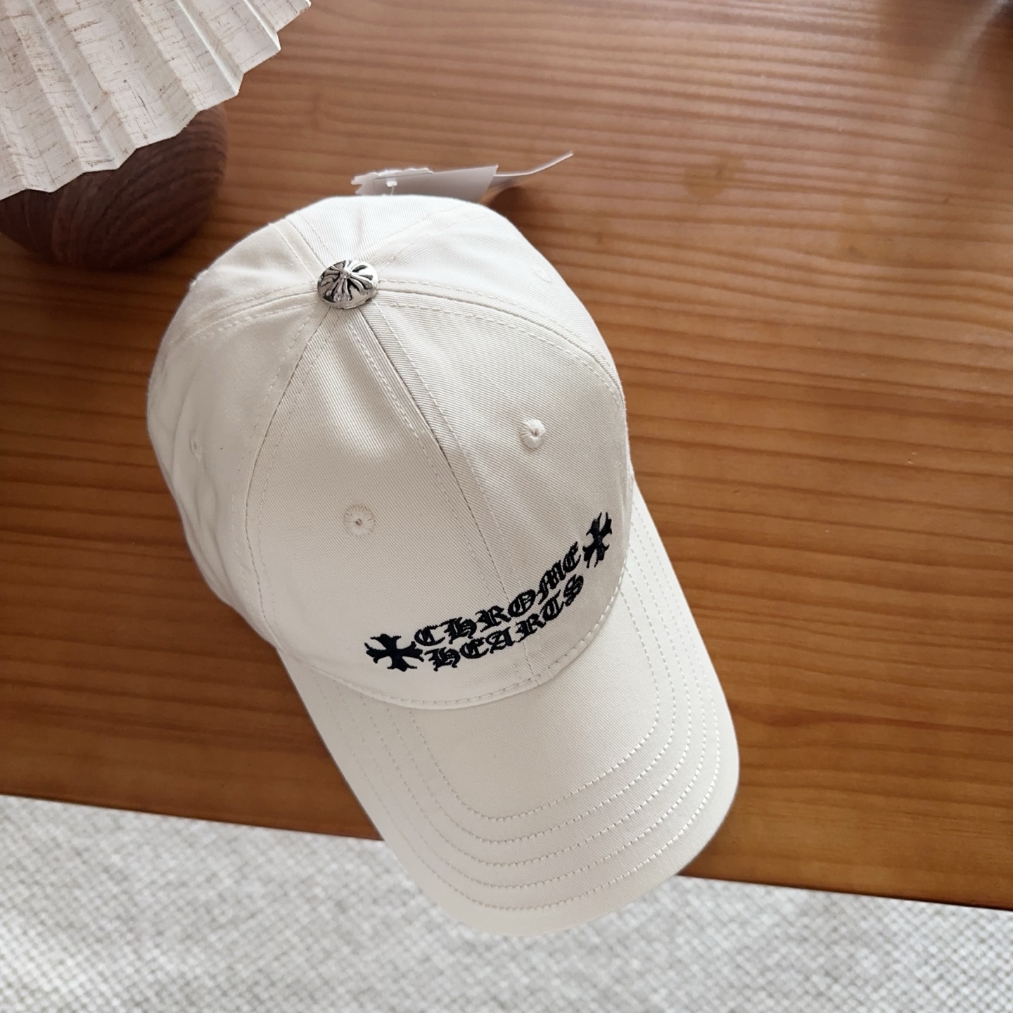 Chrome Hearts 克罗心💓早春韩版时尚复古拼色牛仔棒球帽🧢鸭舌帽