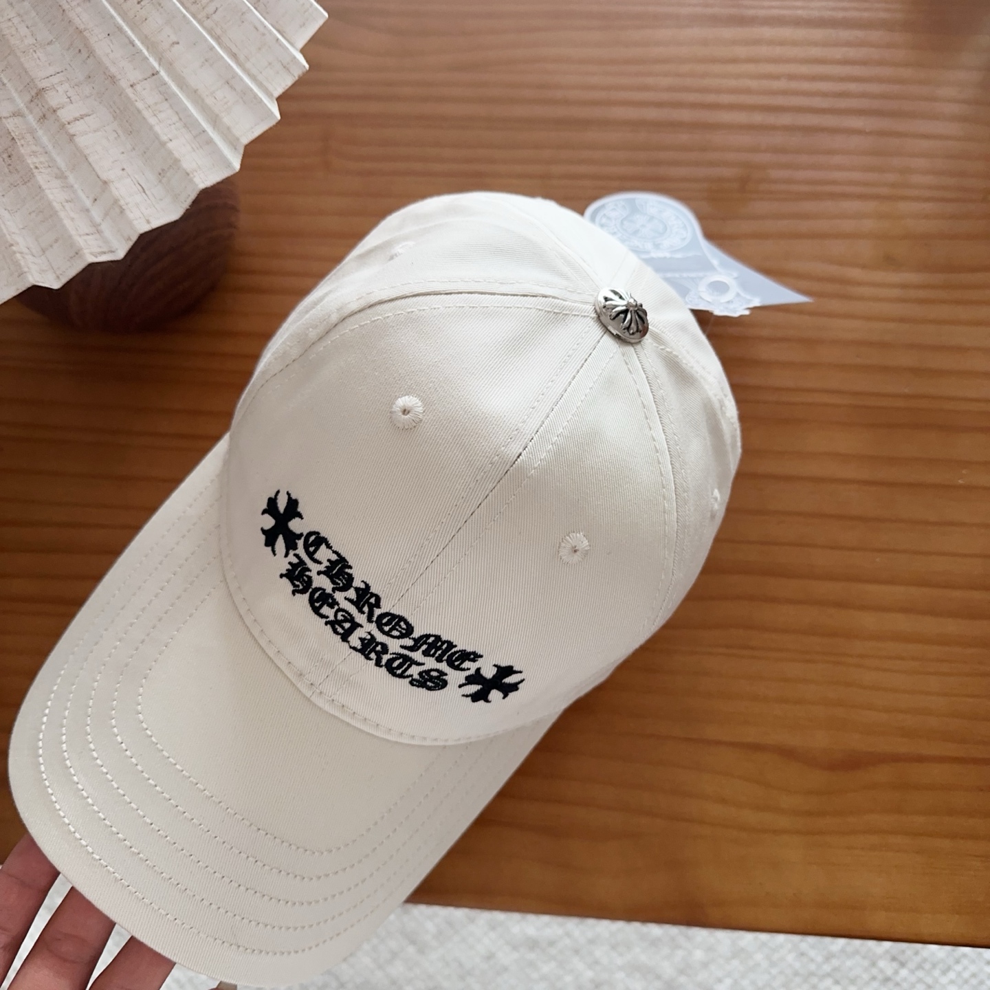 Chrome Hearts 克罗心💓早春韩版时尚复古拼色牛仔棒球帽🧢鸭舌帽
