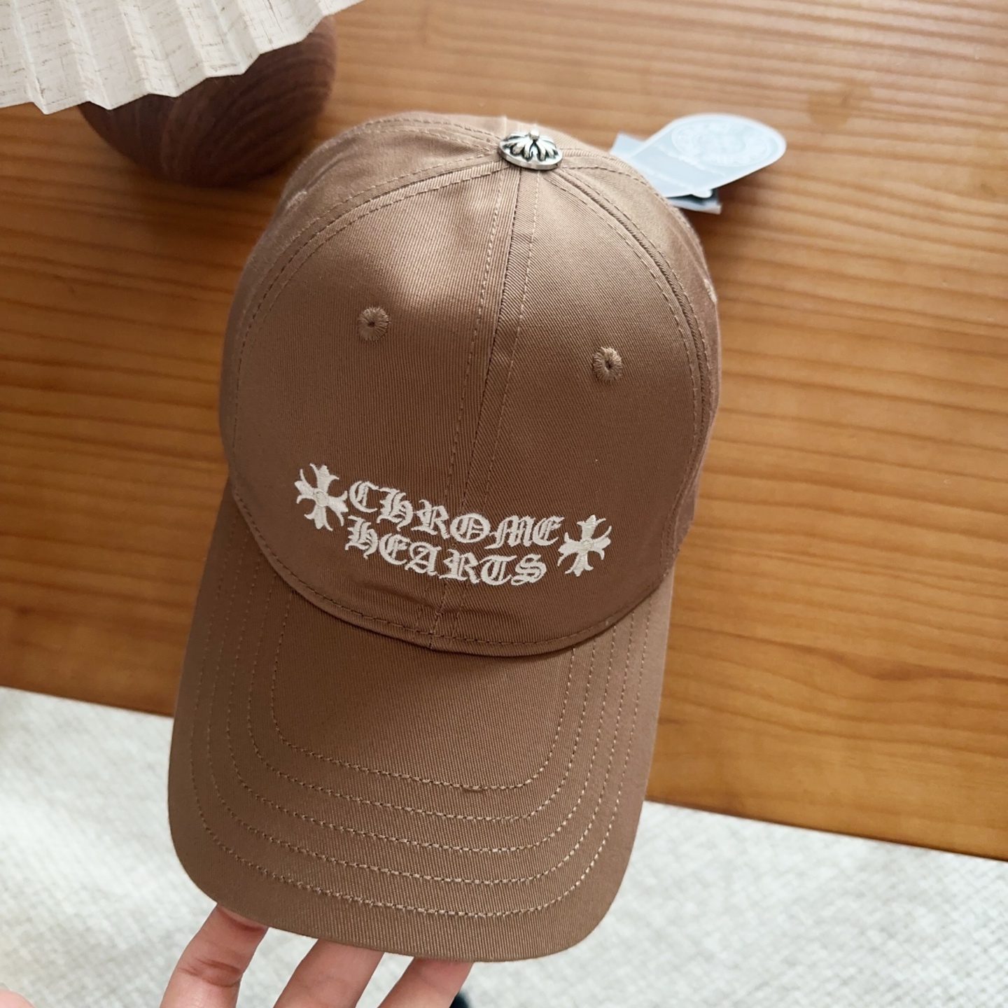 Chrome Hearts 克罗心💓早春韩版时尚复古拼色牛仔棒球帽🧢鸭舌帽