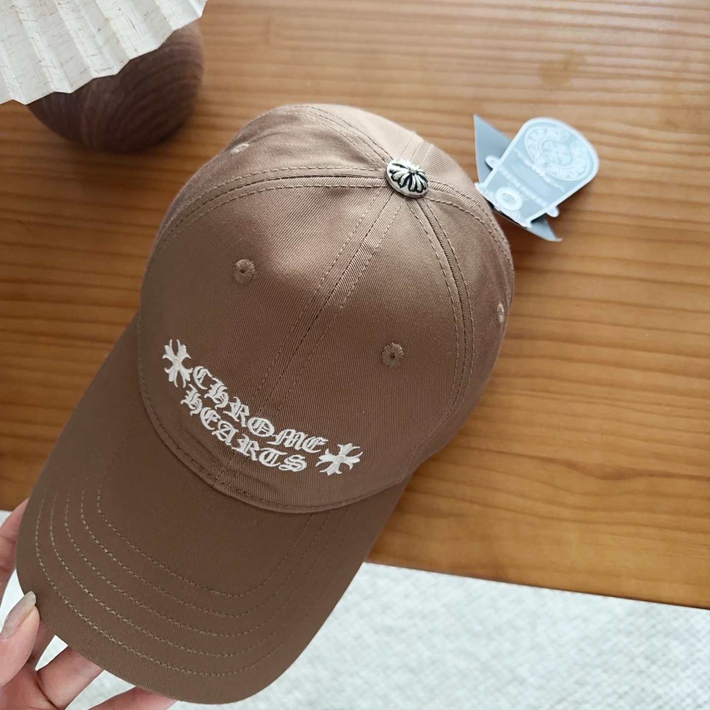 Chrome Hearts 克罗心💓早春韩版时尚复古拼色牛仔棒球帽🧢鸭舌帽
