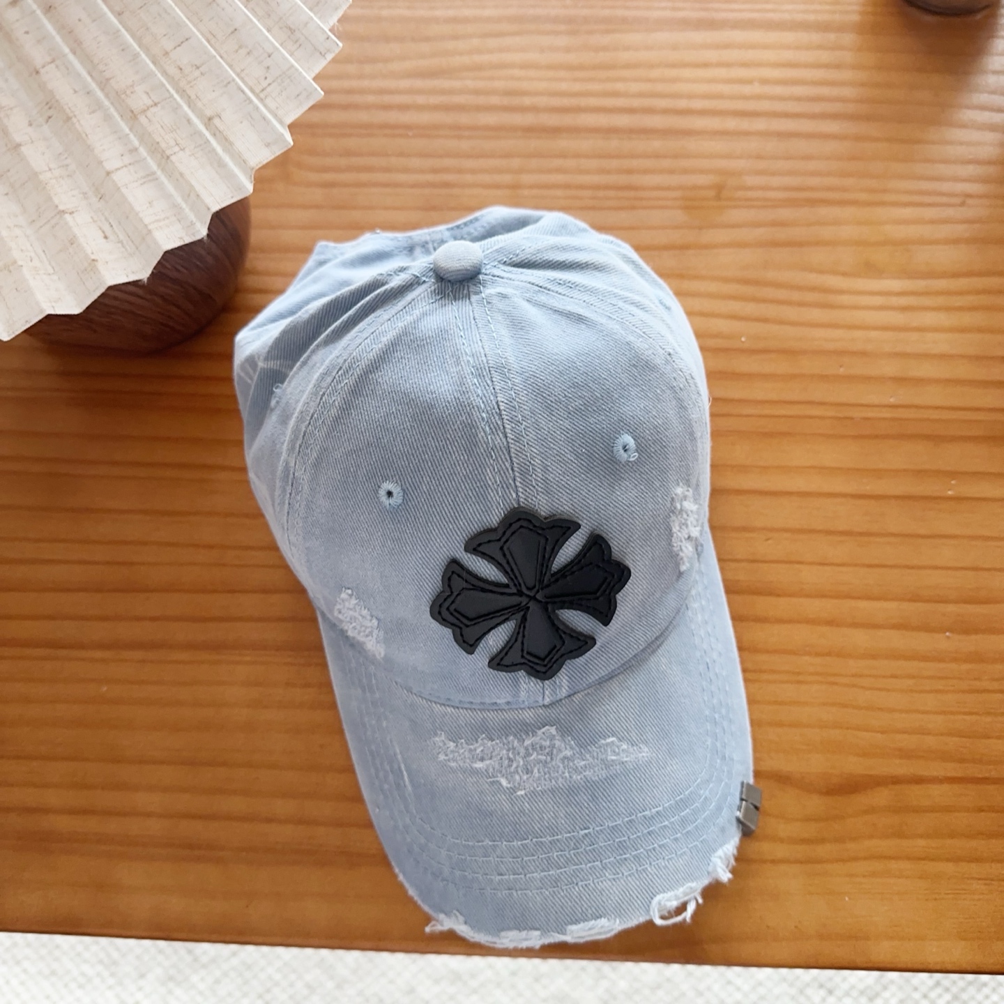 Chrome Hearts 克罗心💓早春韩版时尚复古拼色牛仔棒球帽🧢鸭舌帽