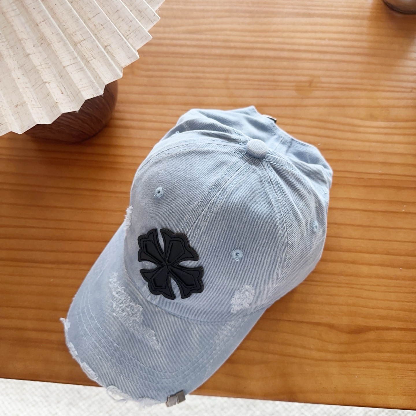 Chrome Hearts 克罗心💓早春韩版时尚复古拼色牛仔棒球帽🧢鸭舌帽