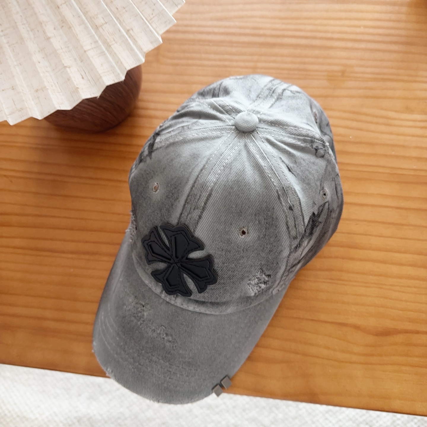 Chrome Hearts 克罗心💓早春韩版时尚复古拼色牛仔棒球帽🧢鸭舌帽