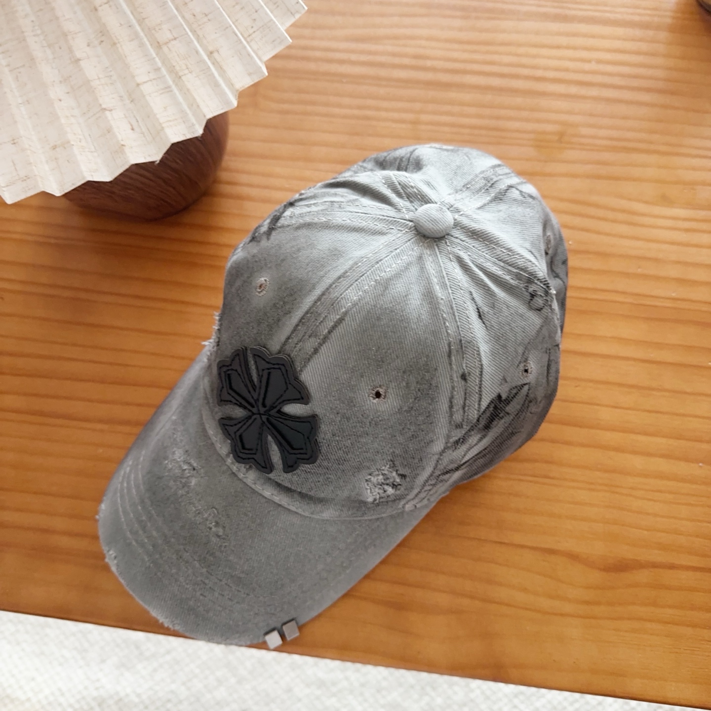 Chrome Hearts 克罗心💓早春韩版时尚复古拼色牛仔棒球帽🧢鸭舌帽