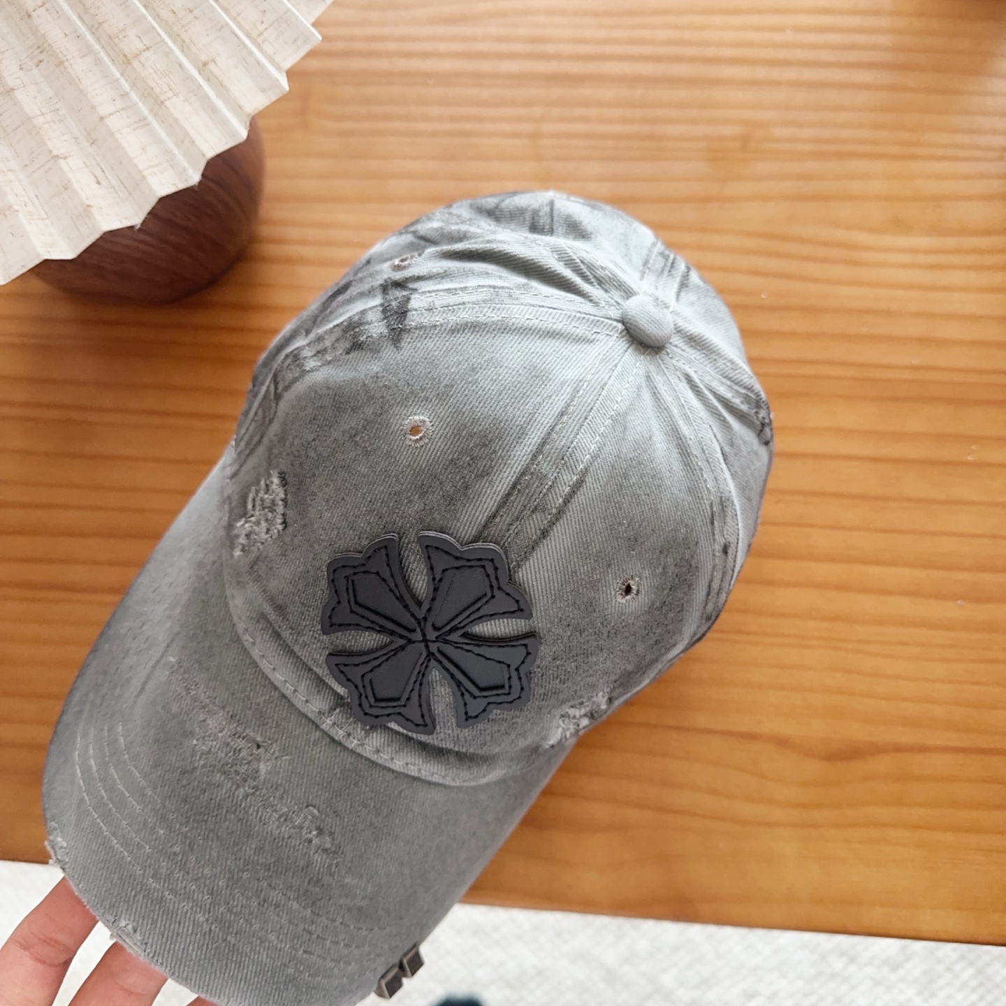 Chrome Hearts 克罗心💓早春韩版时尚复古拼色牛仔棒球帽🧢鸭舌帽