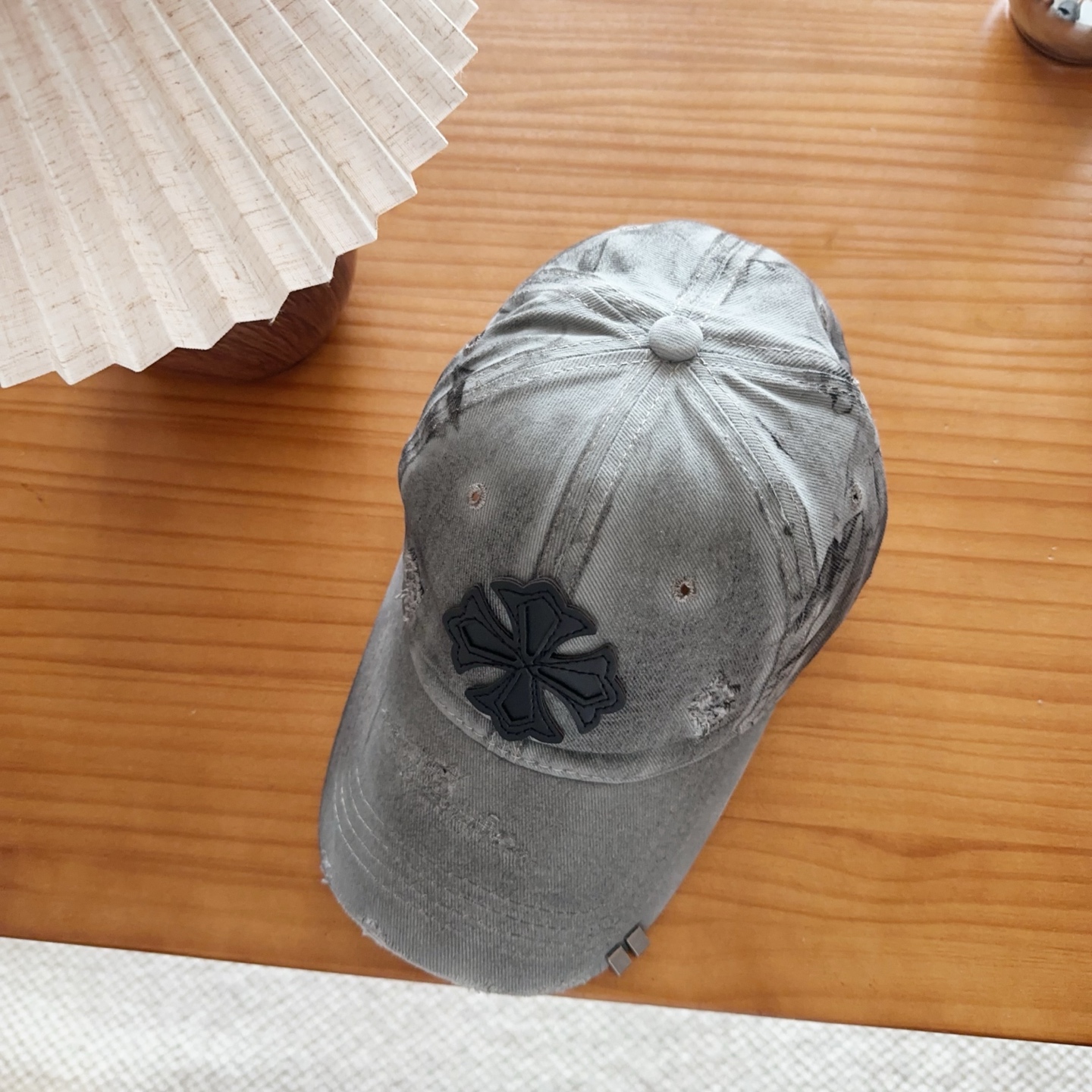 Chrome Hearts 克罗心💓早春韩版时尚复古拼色牛仔棒球帽🧢鸭舌帽