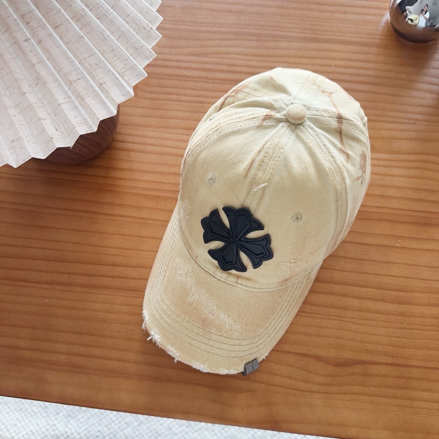 Chrome Hearts 克罗心💓早春韩版时尚复古拼色牛仔棒球帽🧢鸭舌帽