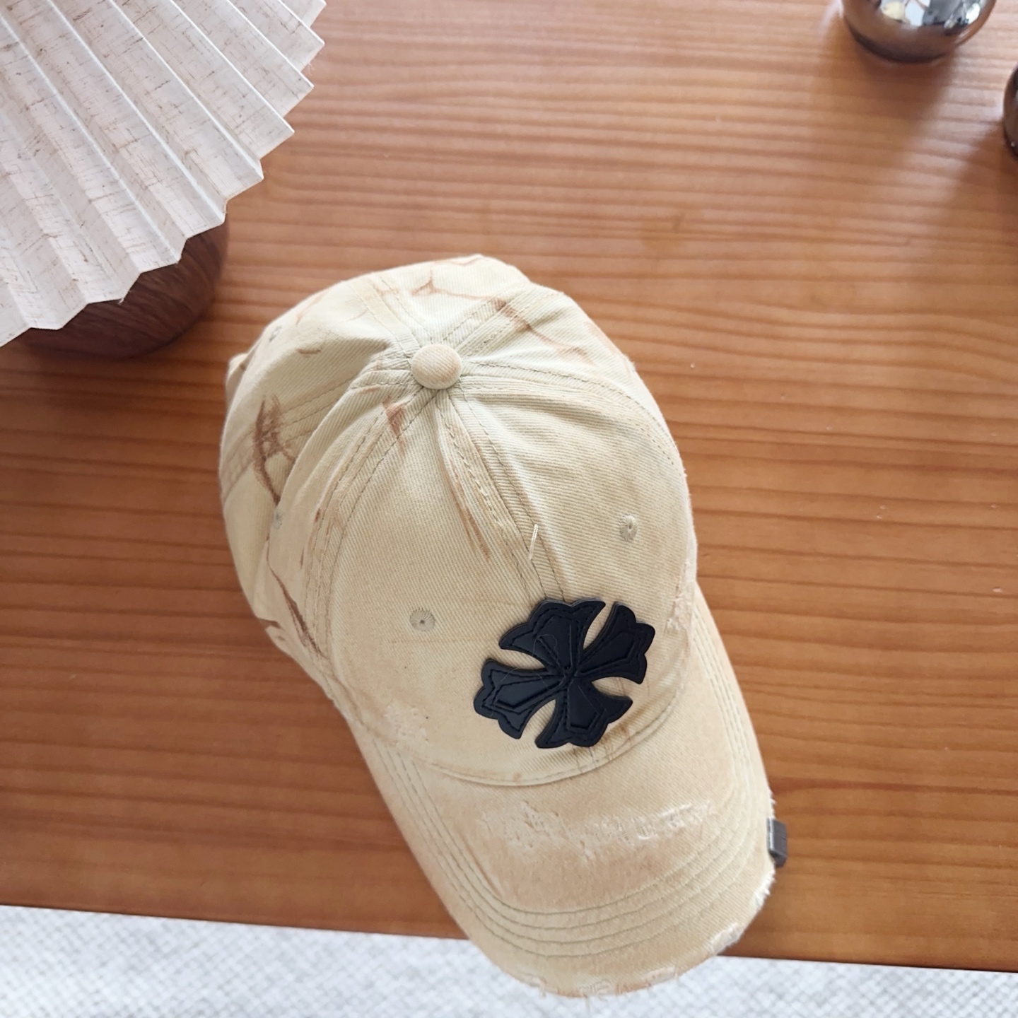 Chrome Hearts 克罗心💓早春韩版时尚复古拼色牛仔棒球帽🧢鸭舌帽