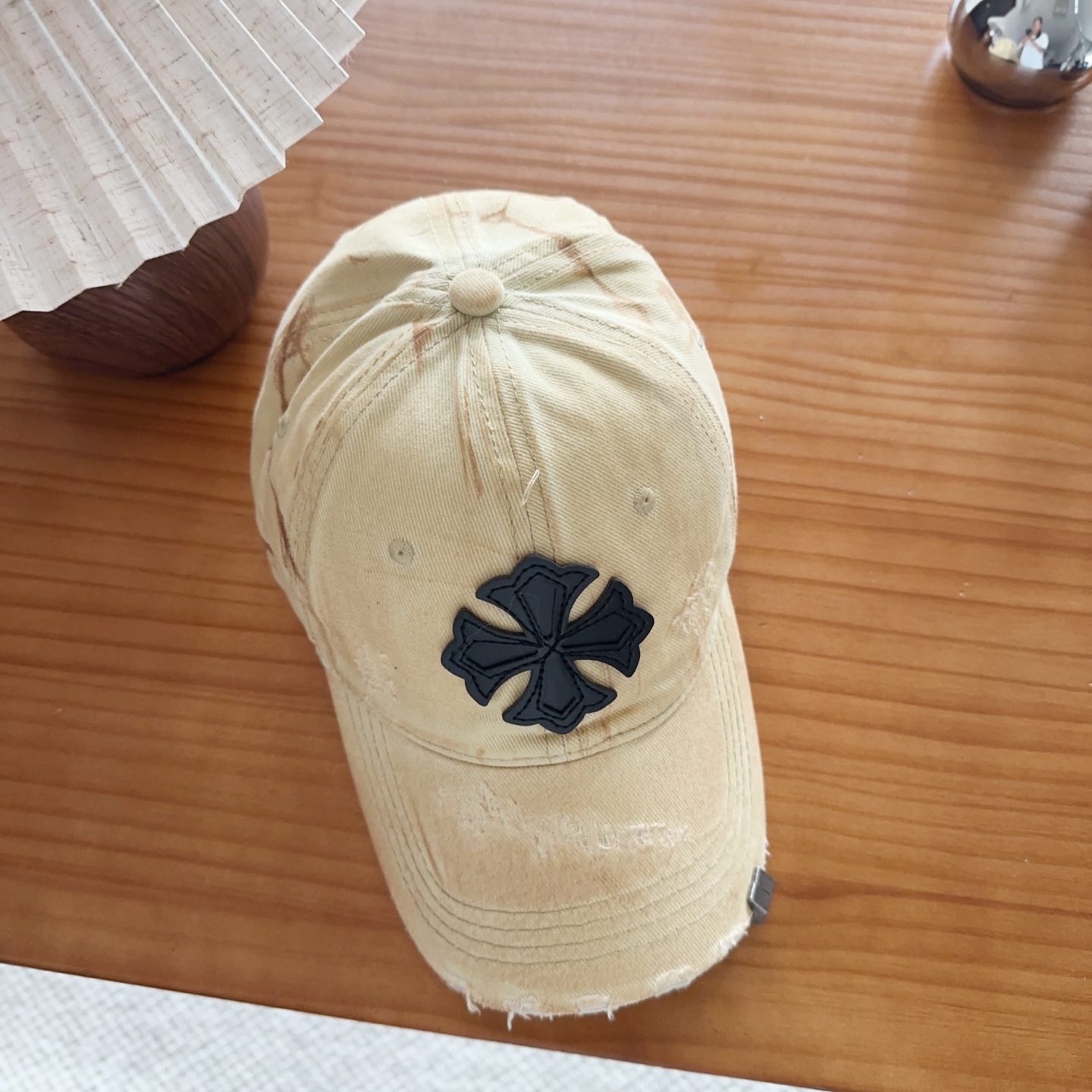 Chrome Hearts 克罗心💓早春韩版时尚复古拼色牛仔棒球帽🧢鸭舌帽