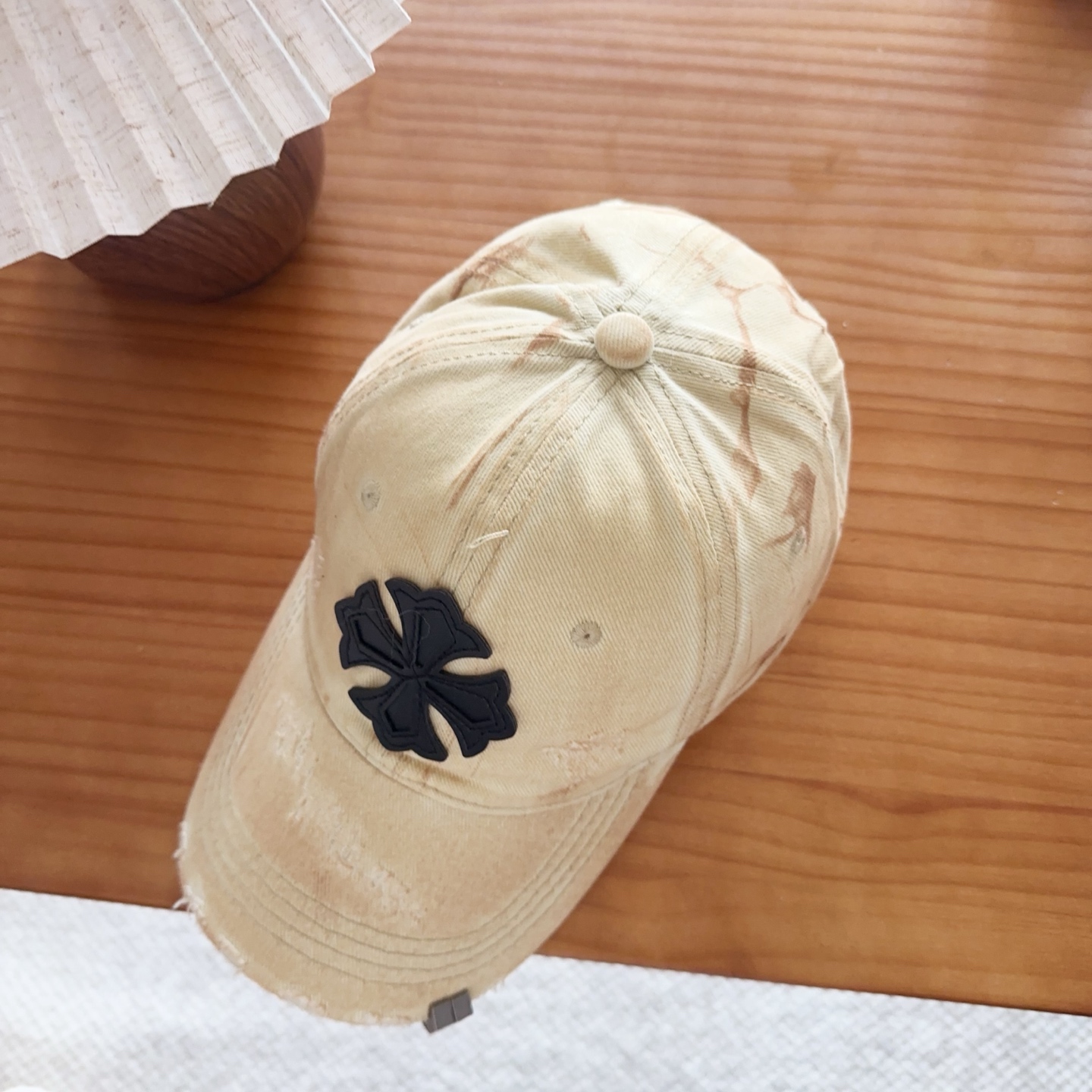 Chrome Hearts 克罗心💓早春韩版时尚复古拼色牛仔棒球帽🧢鸭舌帽