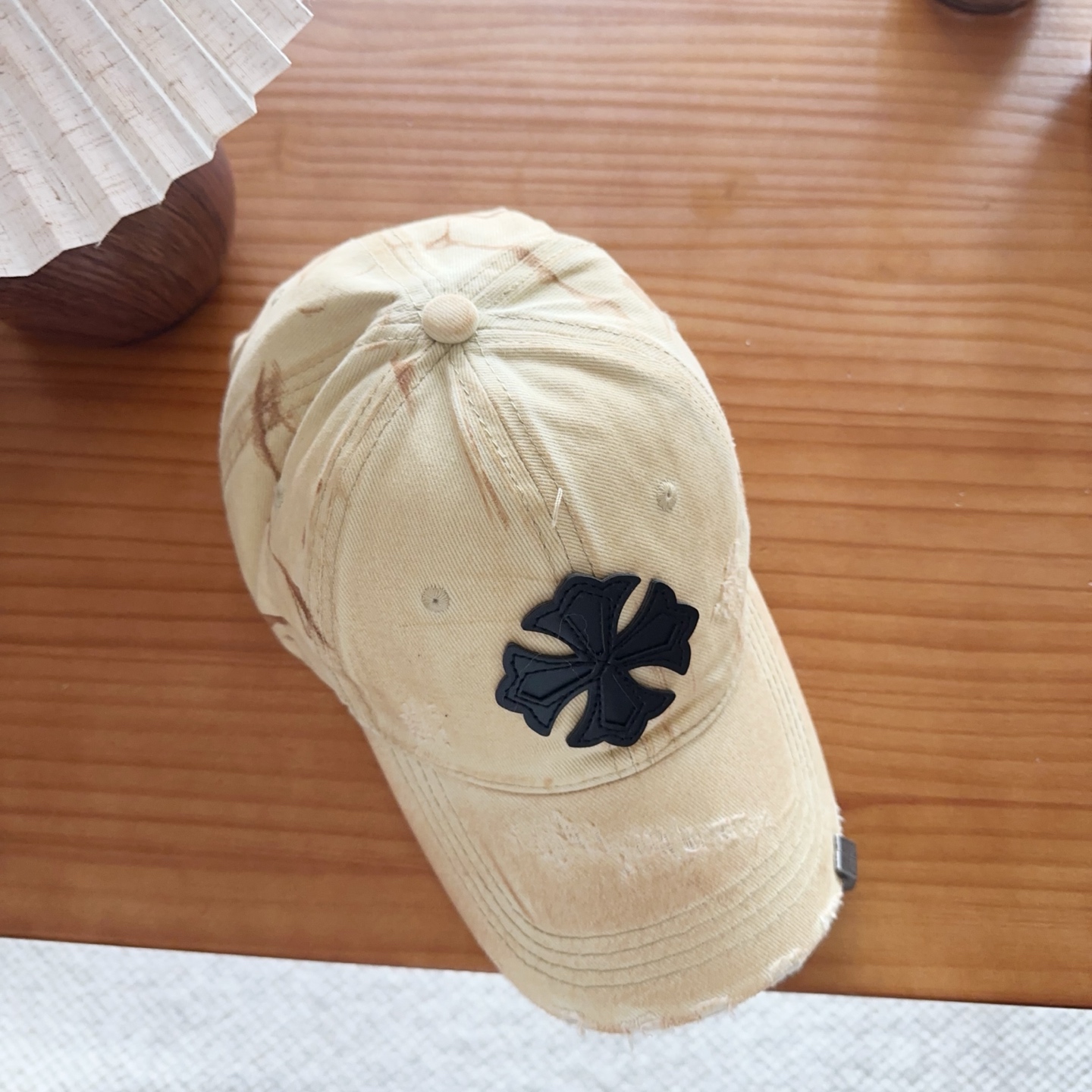 Chrome Hearts 克罗心💓早春韩版时尚复古拼色牛仔棒球帽🧢鸭舌帽