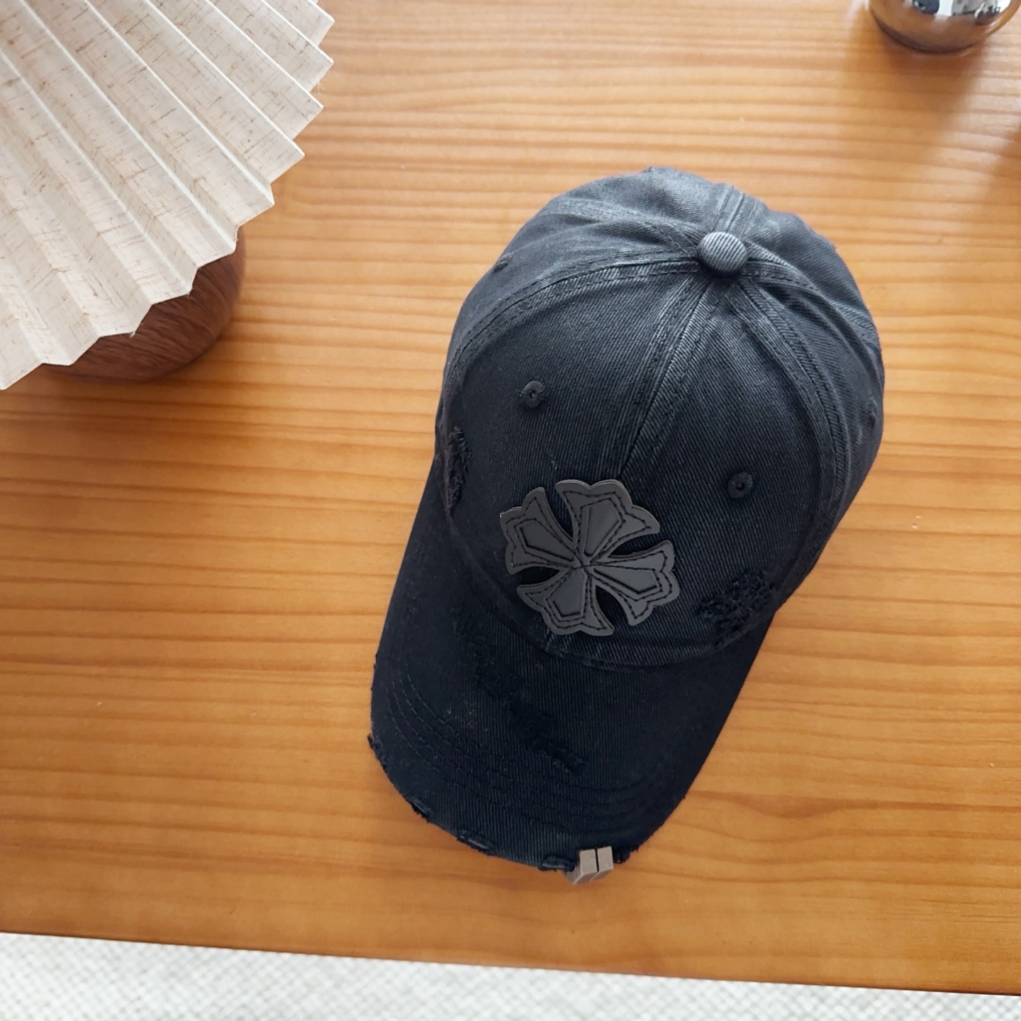 Chrome Hearts 克罗心💓早春韩版时尚复古拼色牛仔棒球帽🧢鸭舌帽