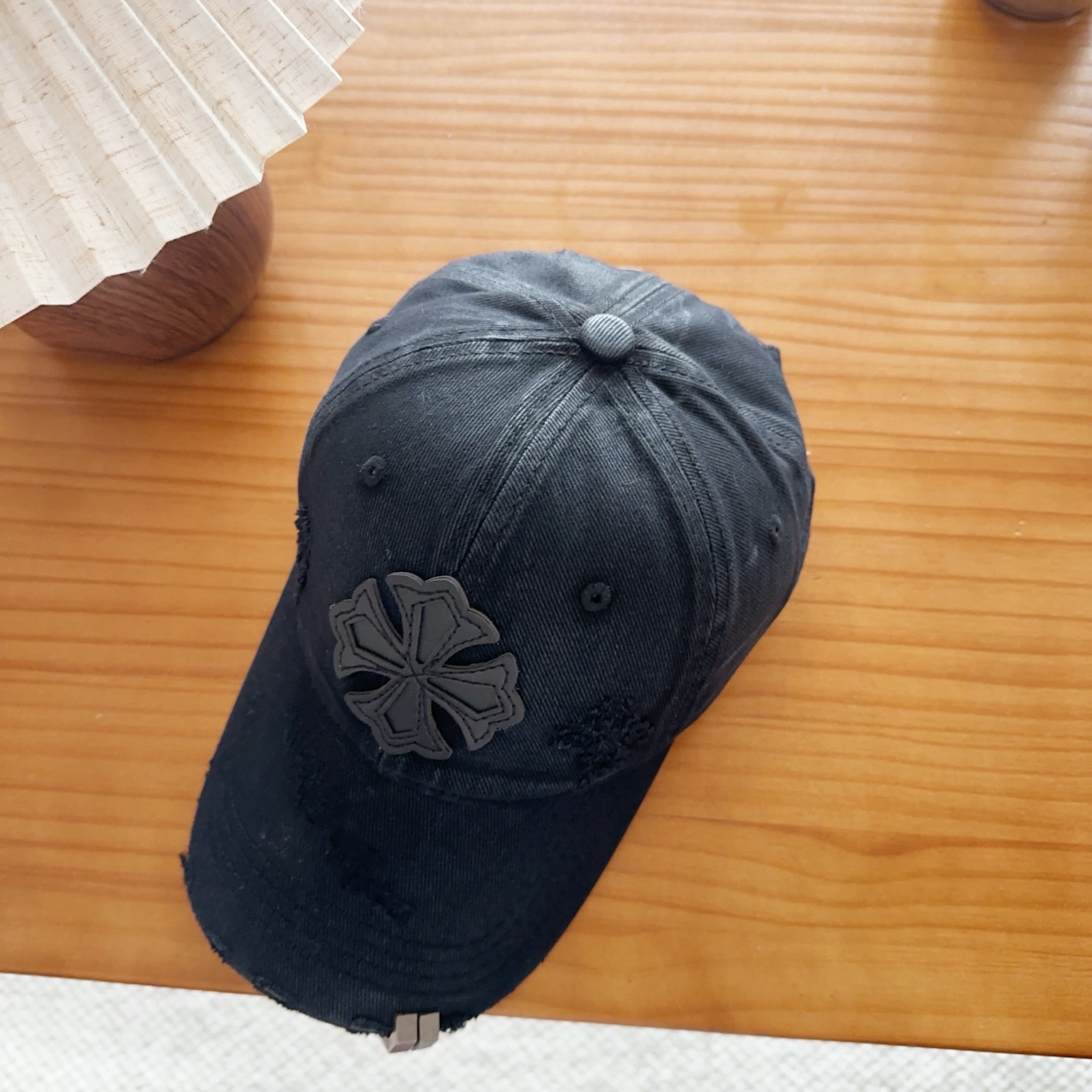 Chrome Hearts 克罗心💓早春韩版时尚复古拼色牛仔棒球帽🧢鸭舌帽