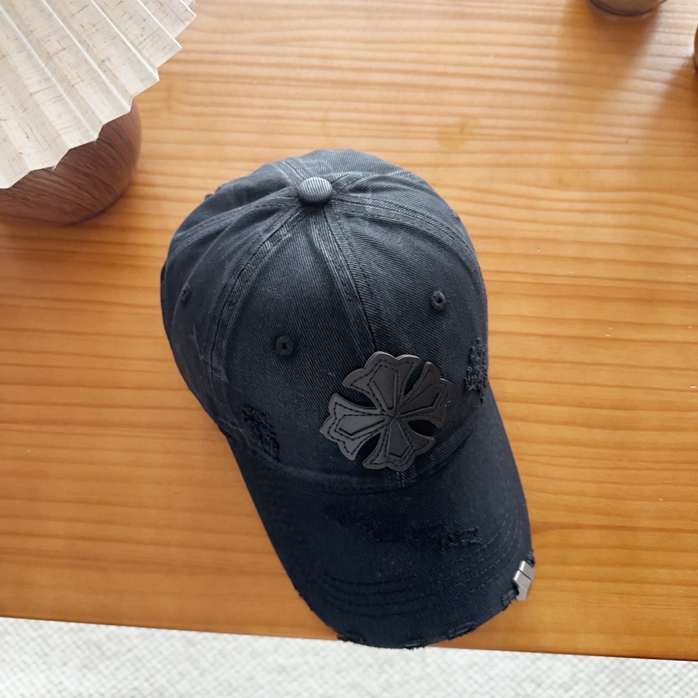 Chrome Hearts 克罗心💓早春韩版时尚复古拼色牛仔棒球帽🧢鸭舌帽