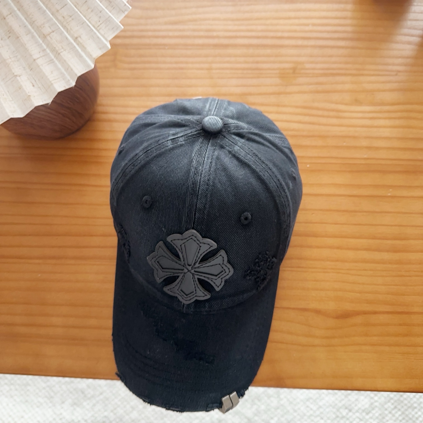 Chrome Hearts 克罗心💓早春韩版时尚复古拼色牛仔棒球帽🧢鸭舌帽