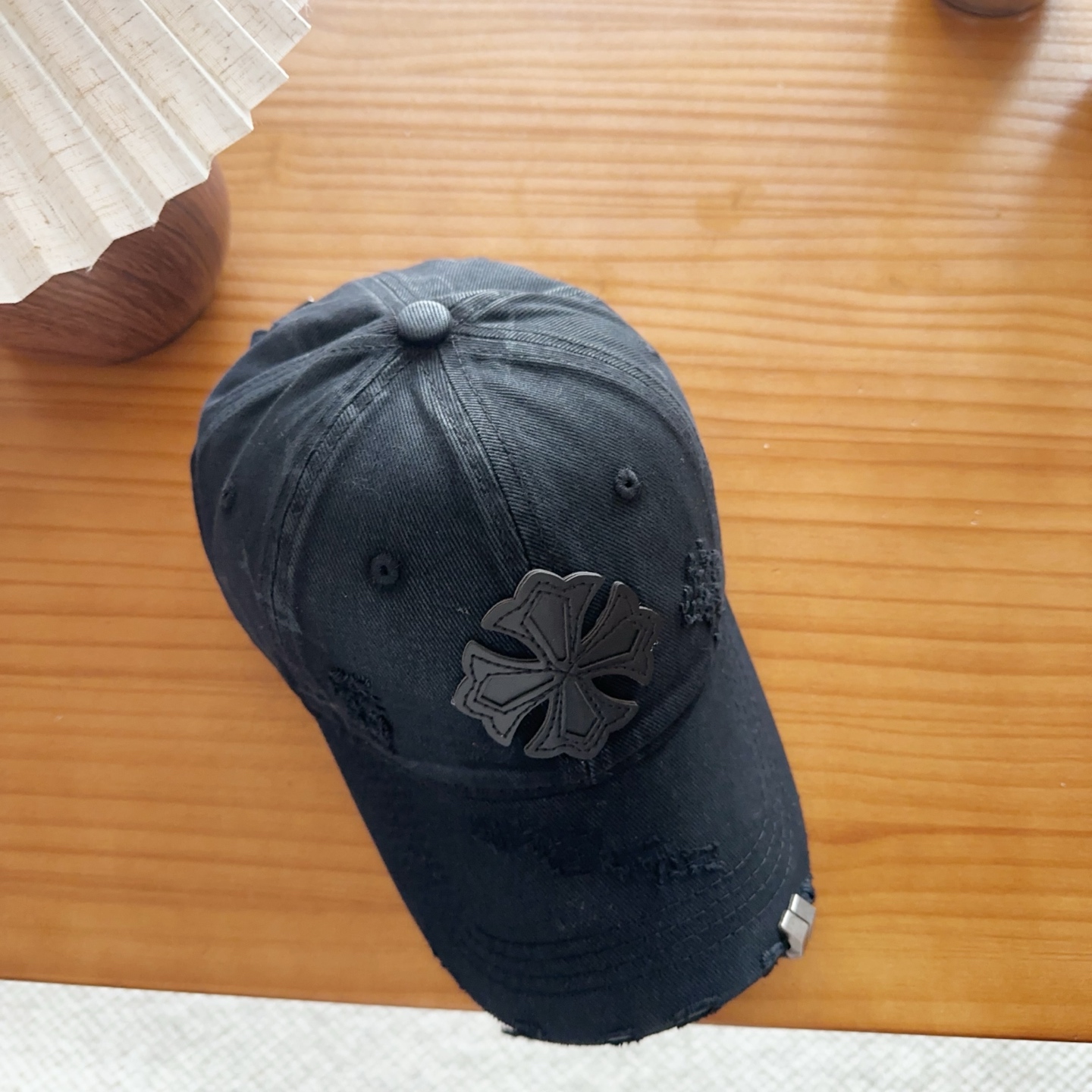 Chrome Hearts 克罗心💓早春韩版时尚复古拼色牛仔棒球帽🧢鸭舌帽