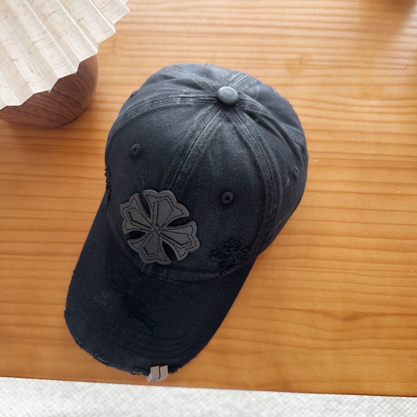 Chrome Hearts 克罗心💓早春韩版时尚复古拼色牛仔棒球帽🧢鸭舌帽