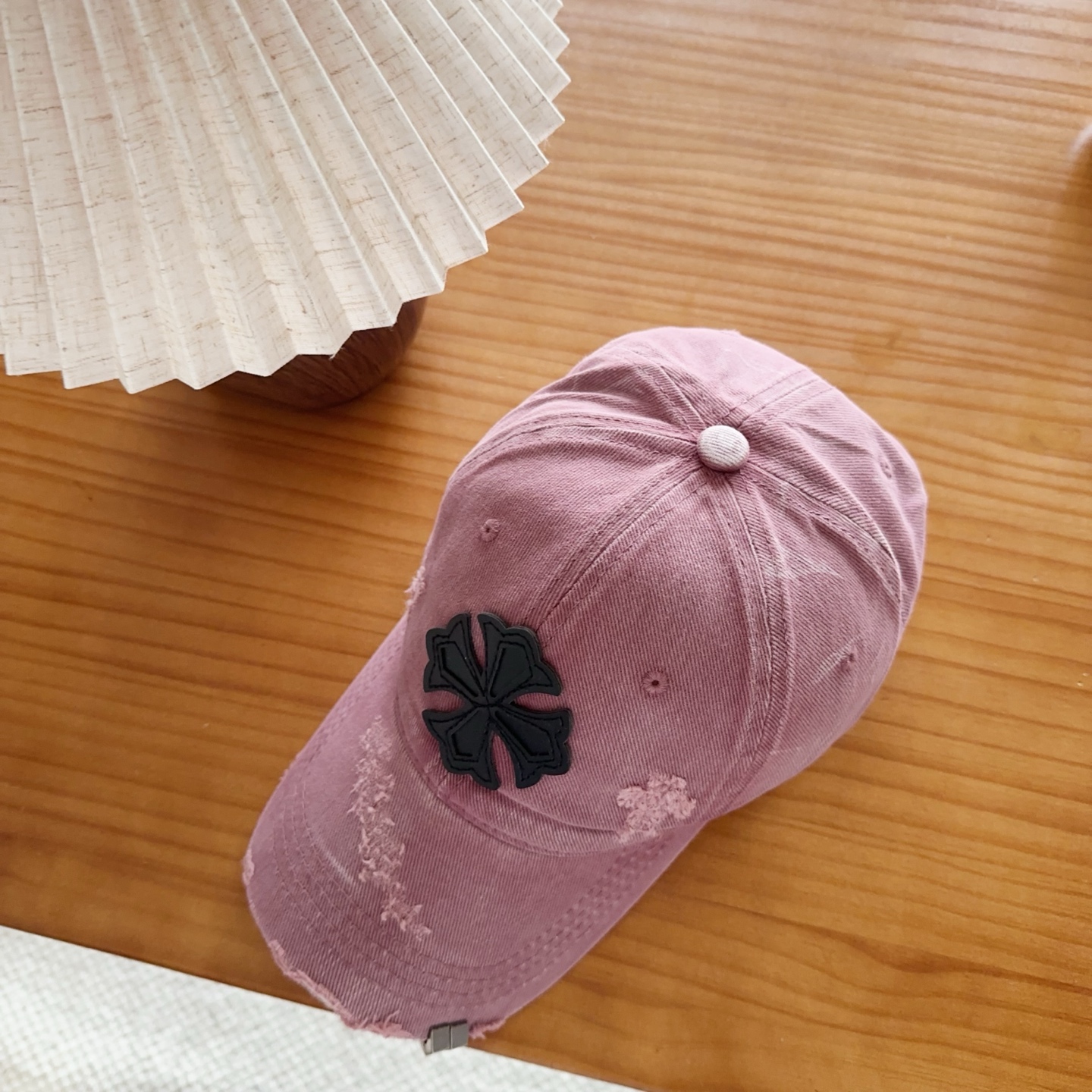 Chrome Hearts 克罗心💓早春韩版时尚复古拼色牛仔棒球帽🧢鸭舌帽