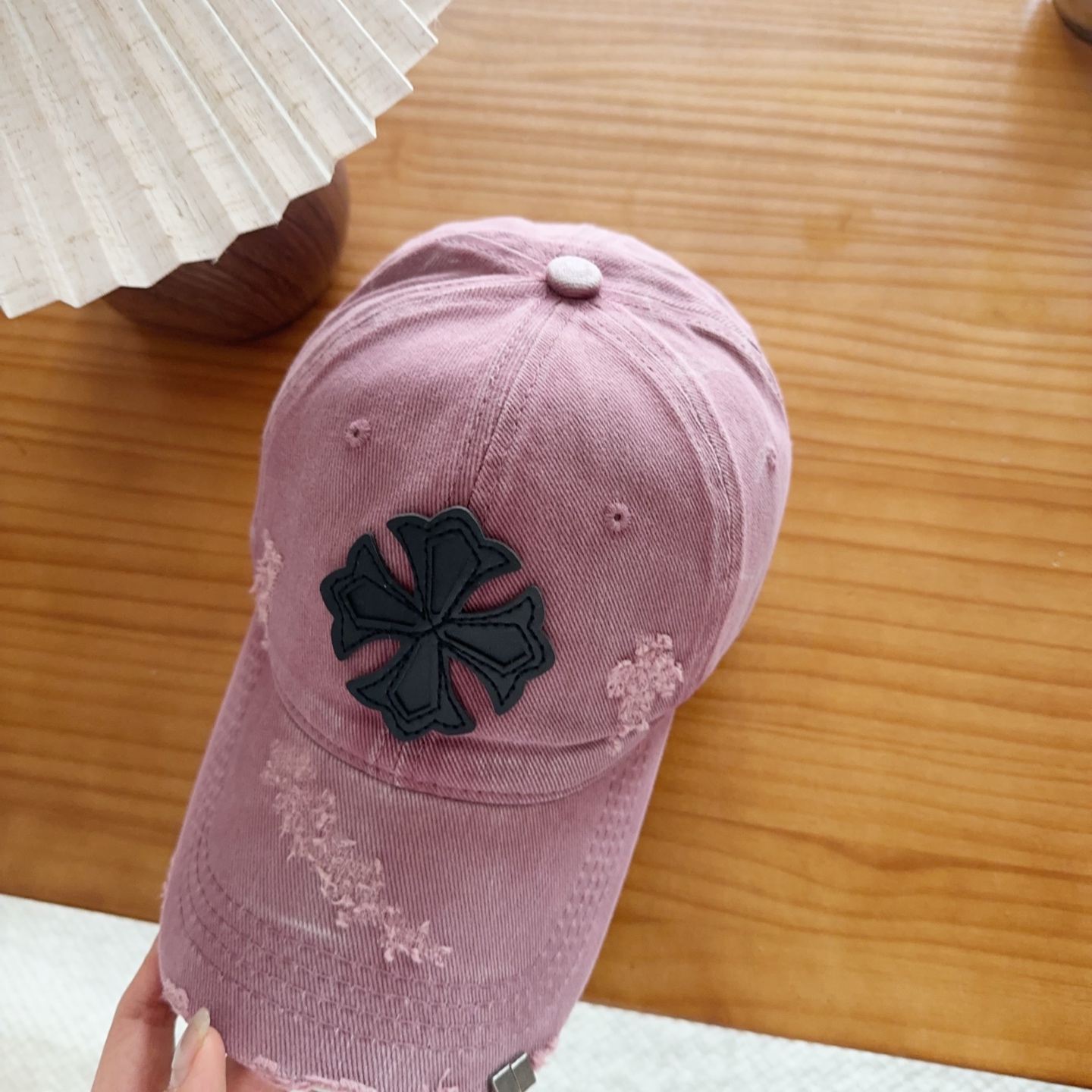 Chrome Hearts 克罗心💓早春韩版时尚复古拼色牛仔棒球帽🧢鸭舌帽