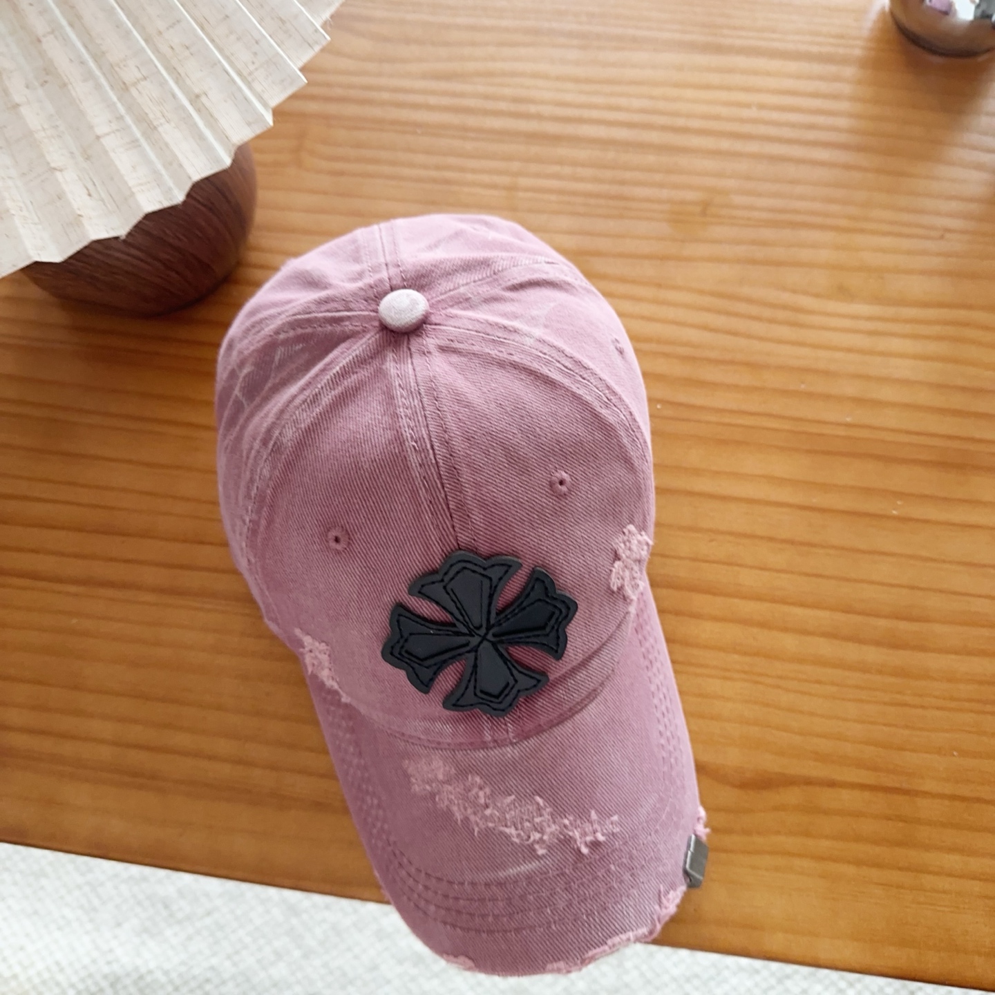 Chrome Hearts 克罗心💓早春韩版时尚复古拼色牛仔棒球帽🧢鸭舌帽
