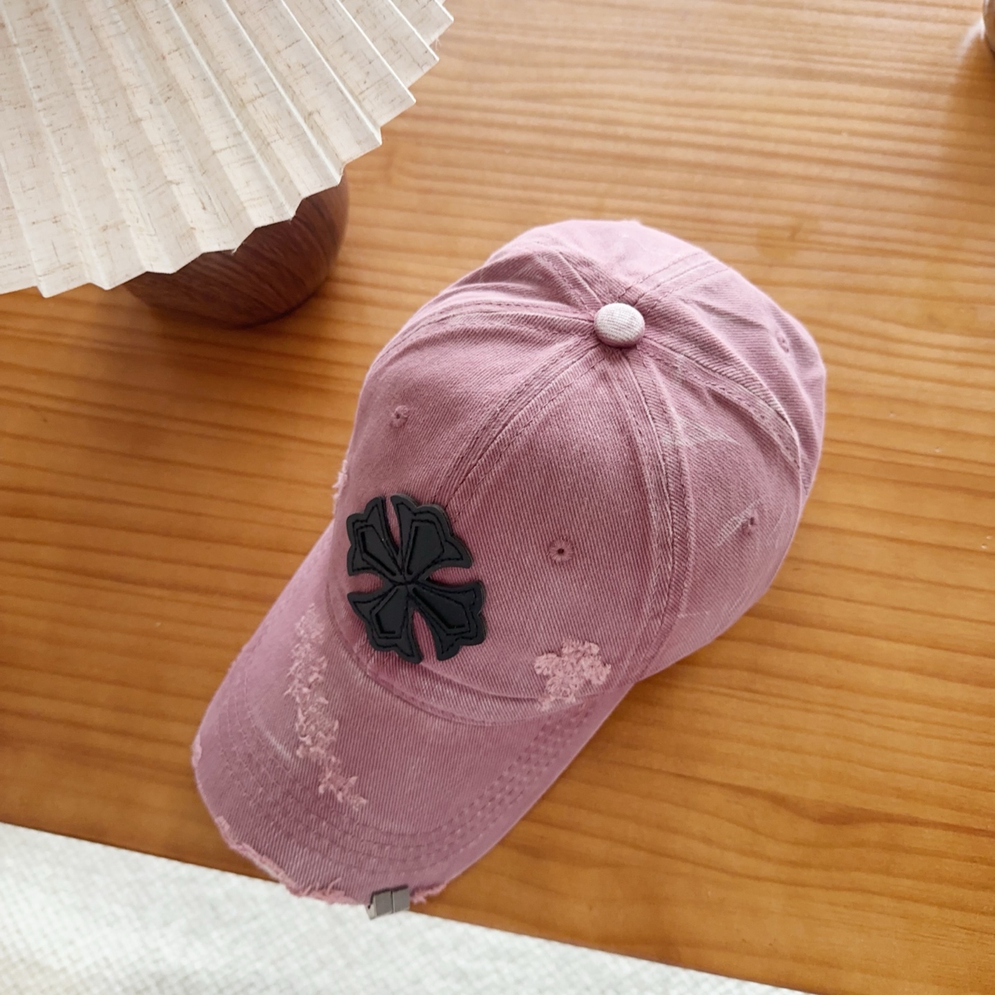 Chrome Hearts 克罗心💓早春韩版时尚复古拼色牛仔棒球帽🧢鸭舌帽